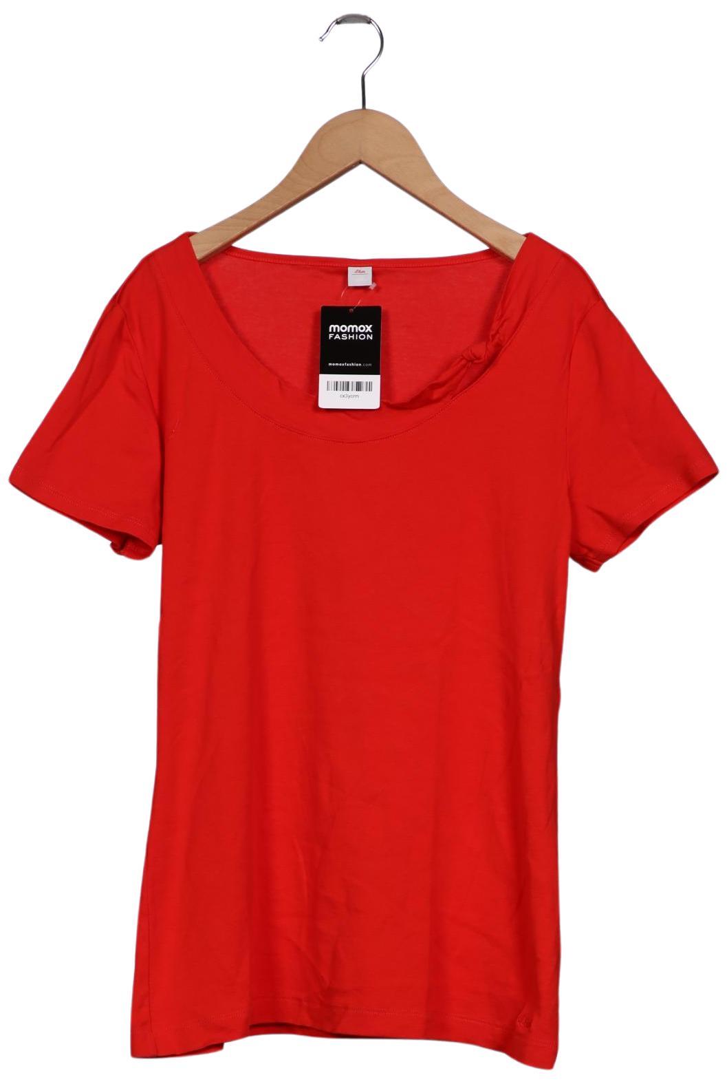 

s.Oliver Damen T-Shirt, rot, Gr. 44