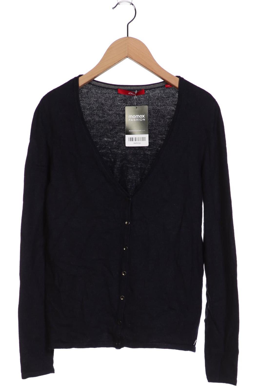 

s.Oliver Damen Strickjacke, marineblau, Gr. 40
