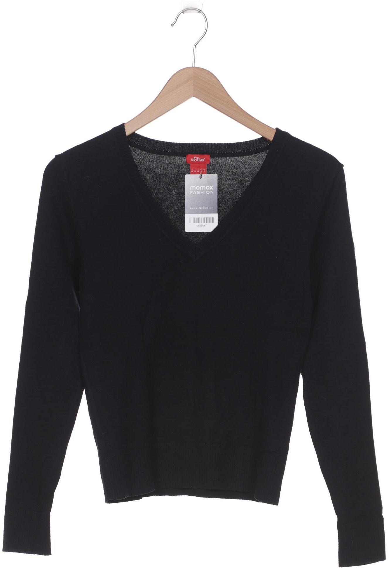 

s.Oliver Damen Pullover, schwarz
