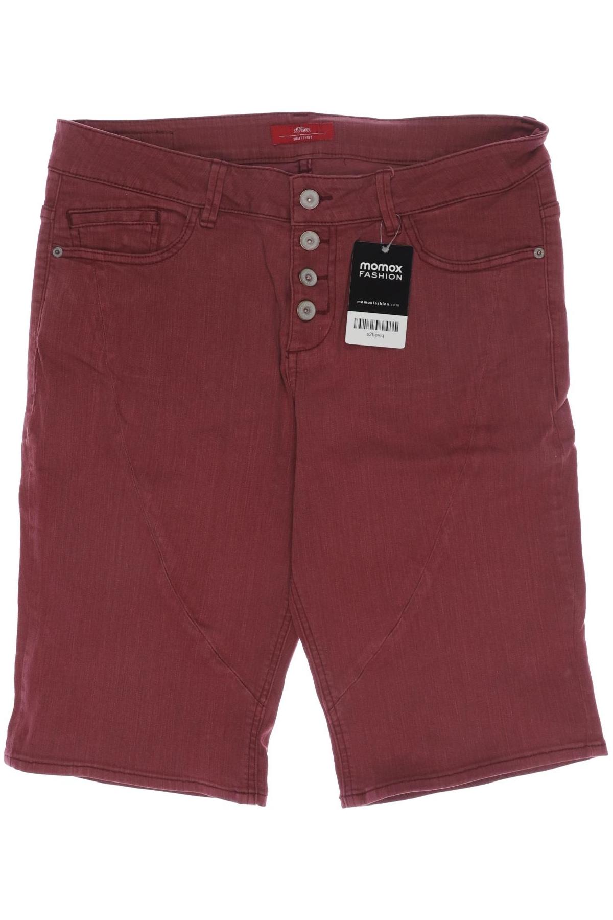 

s.Oliver Damen Shorts, bordeaux, Gr. 33