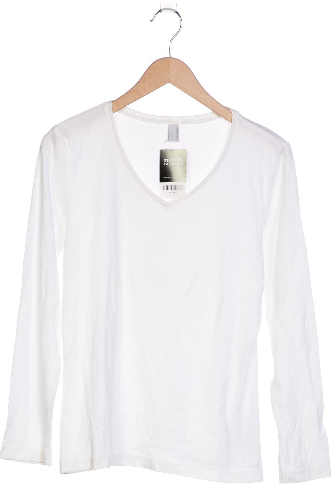 

s.Oliver Damen Langarmshirt, weiß, Gr. 44