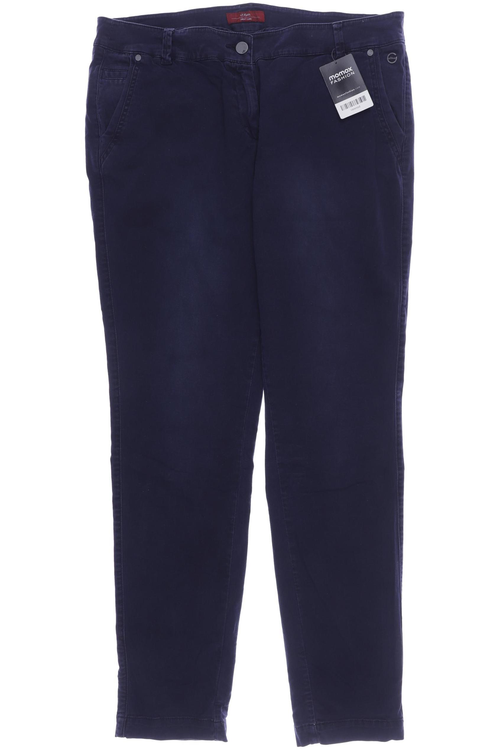 

s.Oliver Damen Stoffhose, marineblau