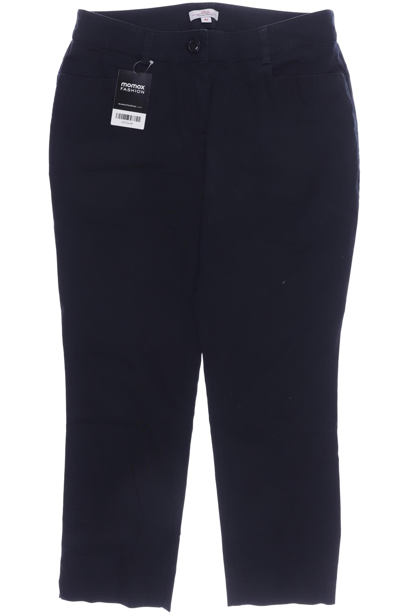 

s.Oliver Damen Stoffhose, schwarz
