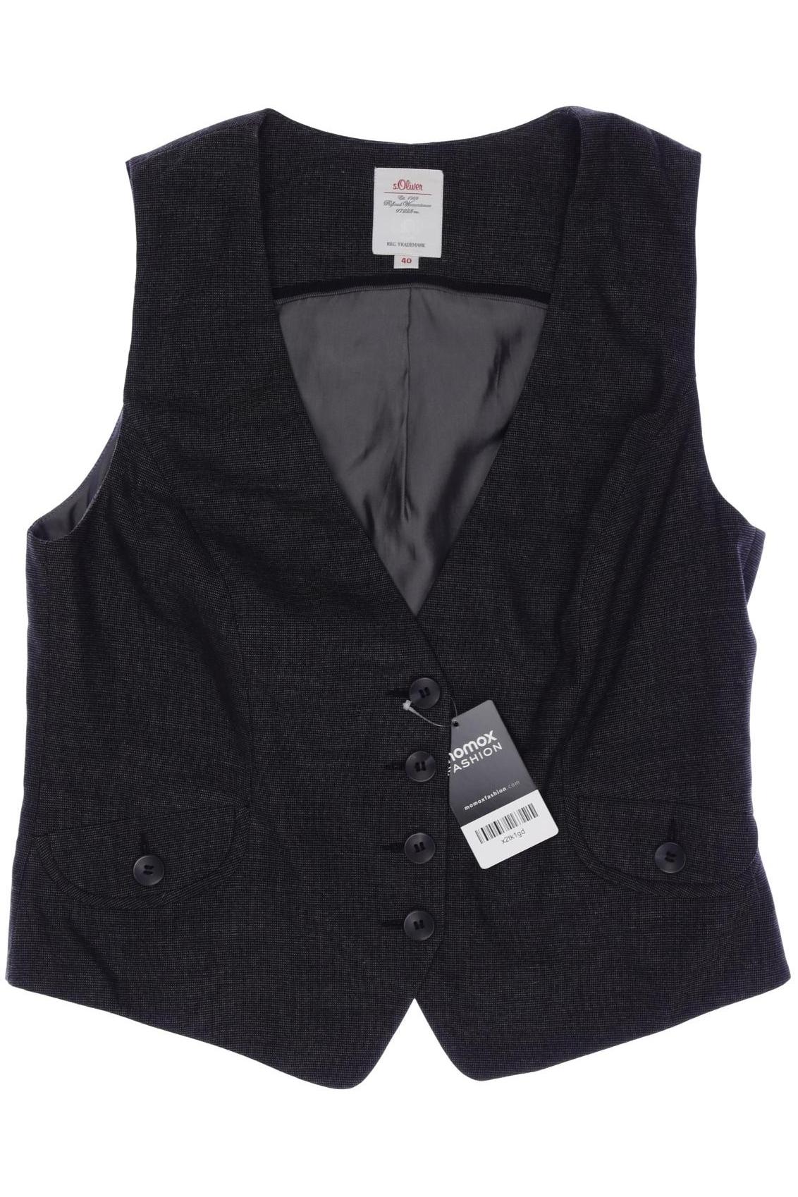 

s.Oliver Damen Weste, grau, Gr. 40