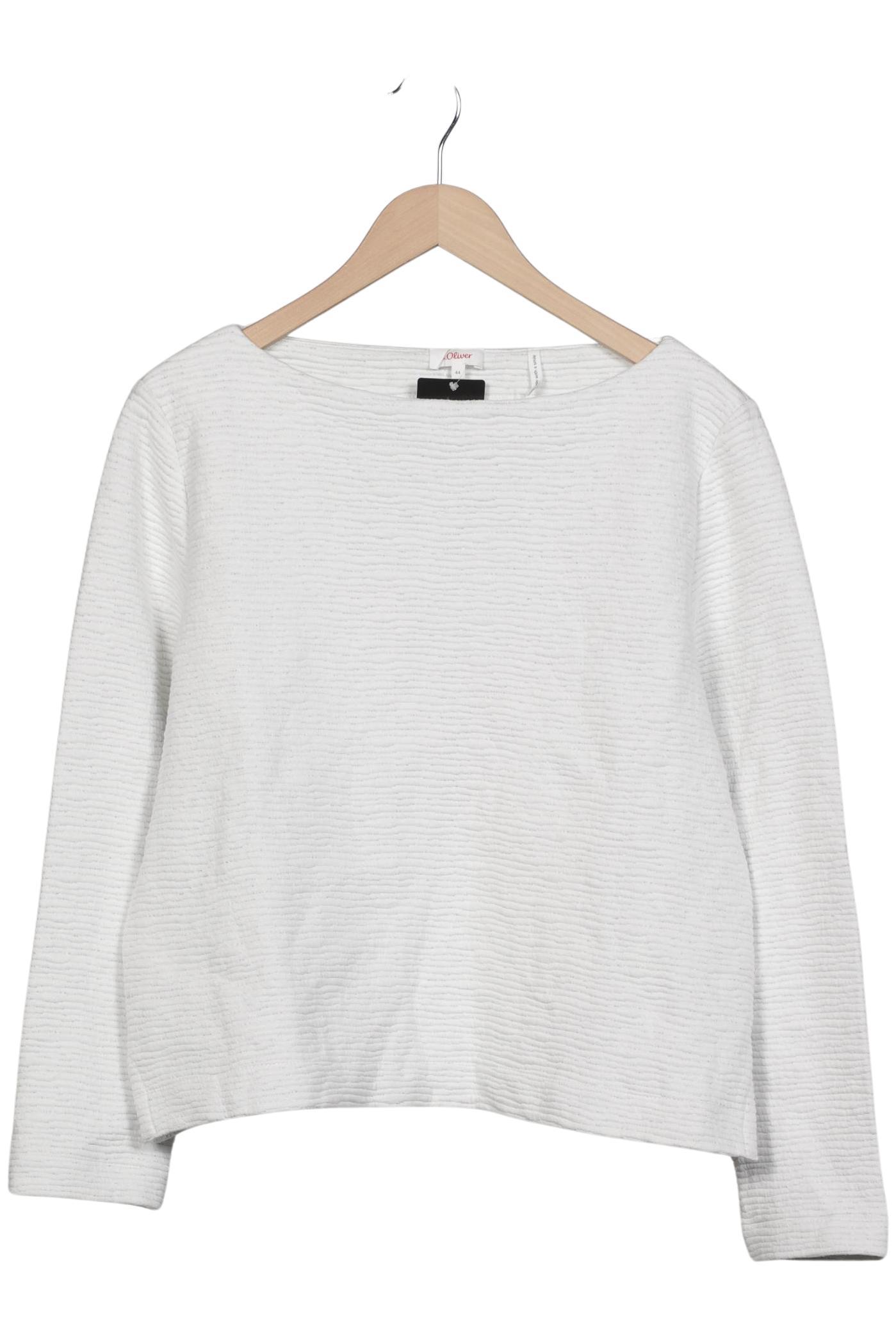 

s.Oliver Damen Sweatshirt, weiß, Gr. 44
