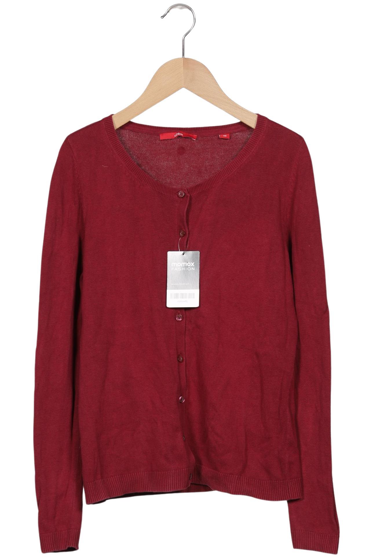 

s.Oliver Damen Strickjacke, rot, Gr. 36