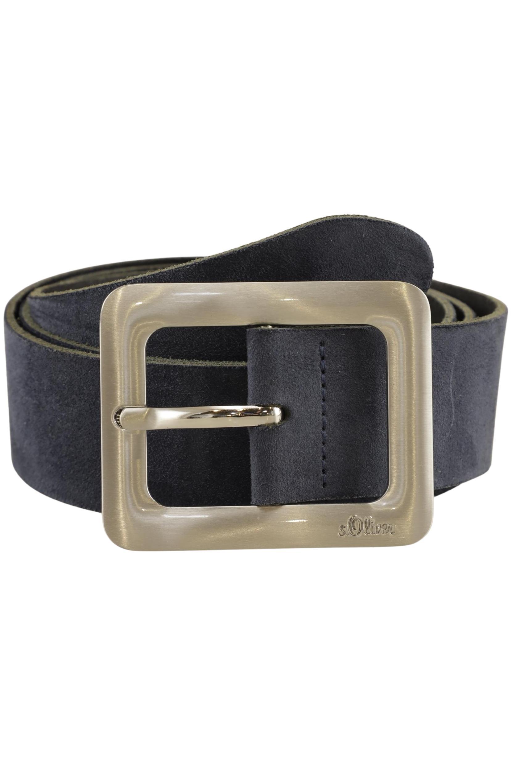 

s.Oliver Damen Gürtel, marineblau, Gr. 95