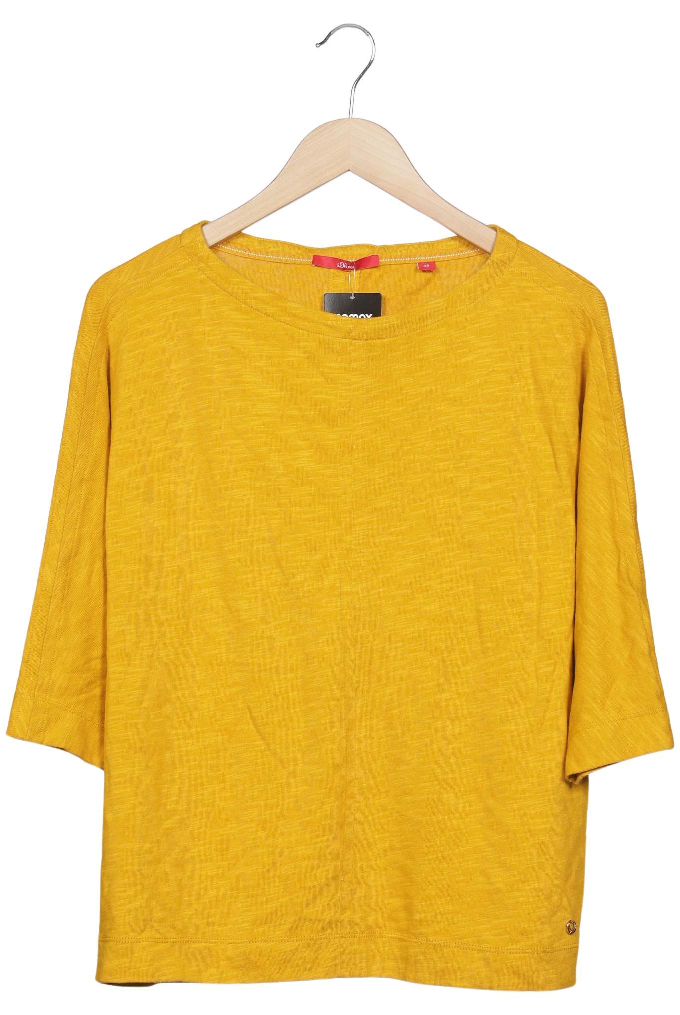 

s.Oliver Damen T-Shirt, gelb, Gr. 38