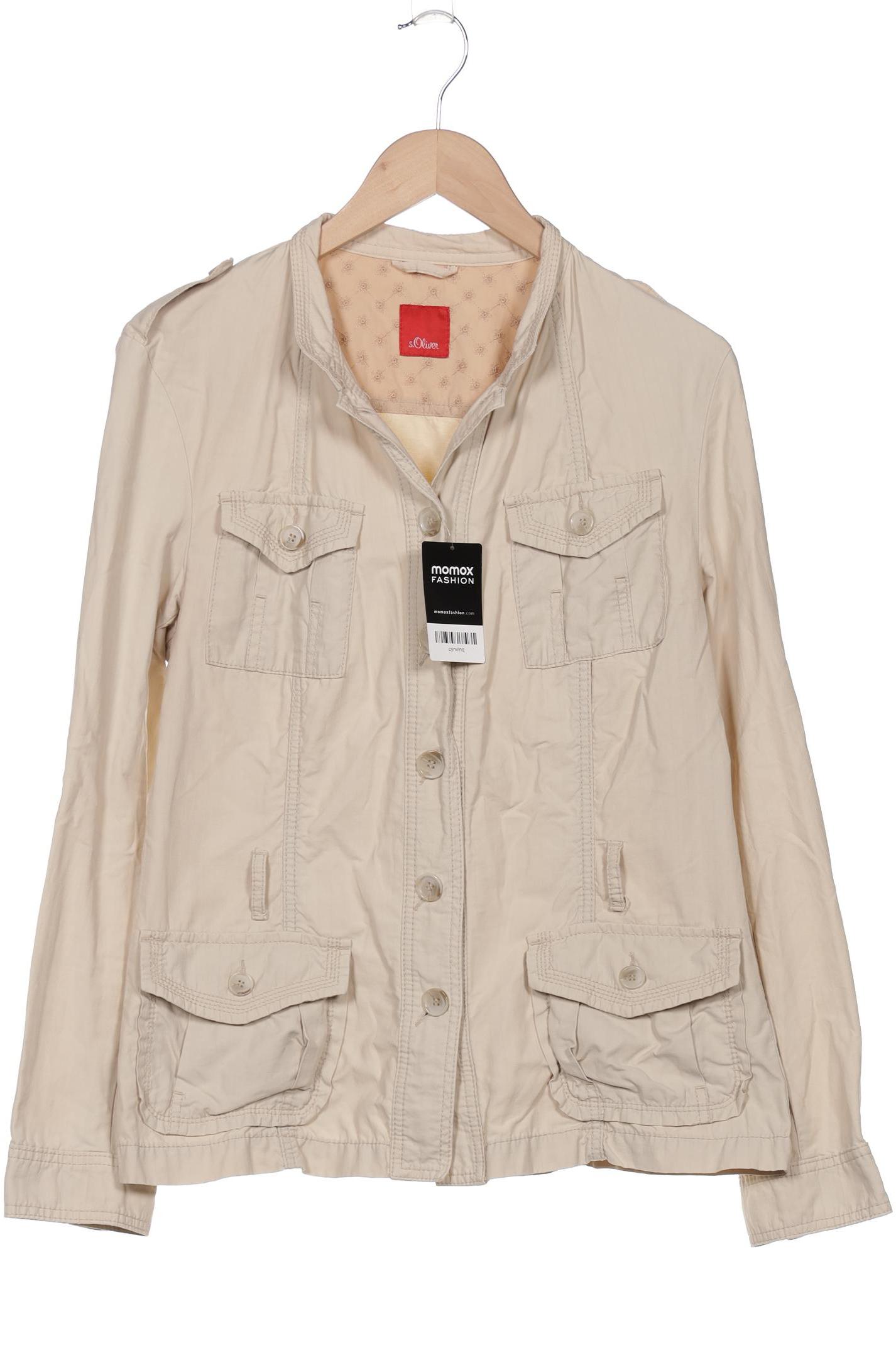 

s.Oliver Damen Jacke, beige, Gr. 42