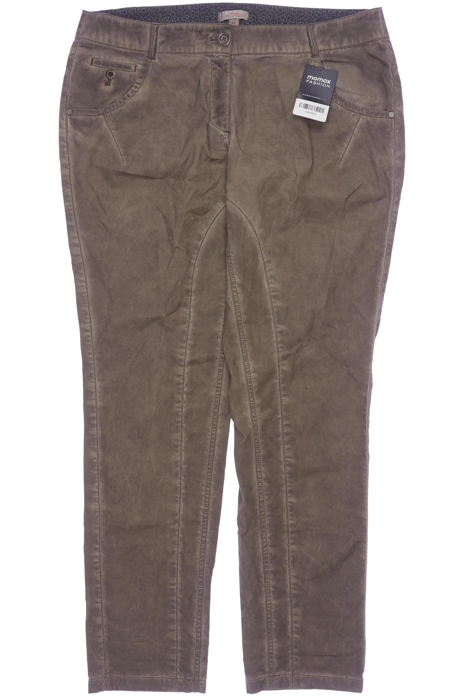 

s.Oliver Damen Stoffhose, braun, Gr. 42