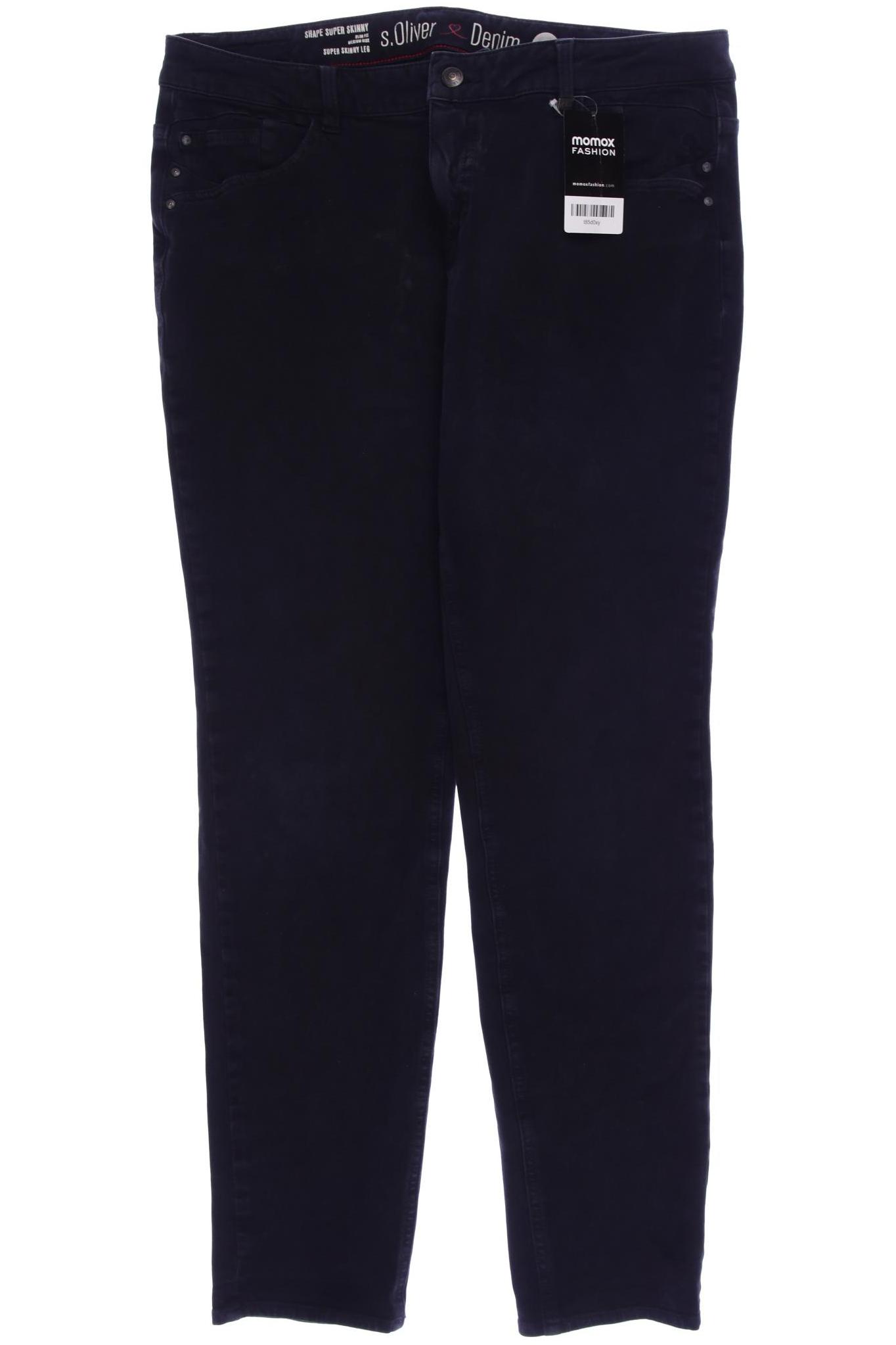 

s.Oliver Damen Jeans, schwarz