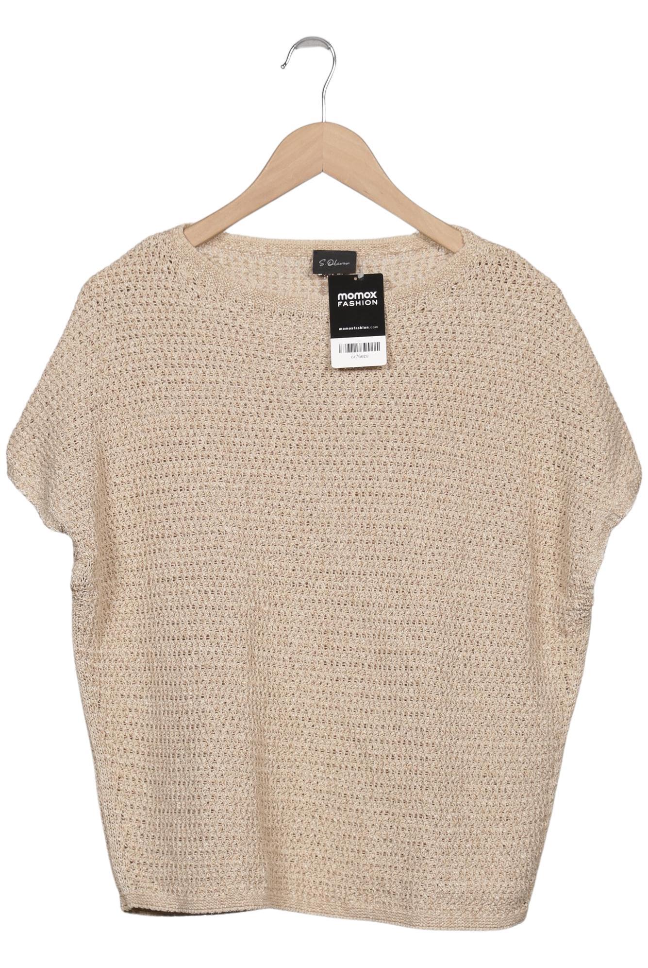 

s.Oliver Damen Pullover, beige, Gr. 38