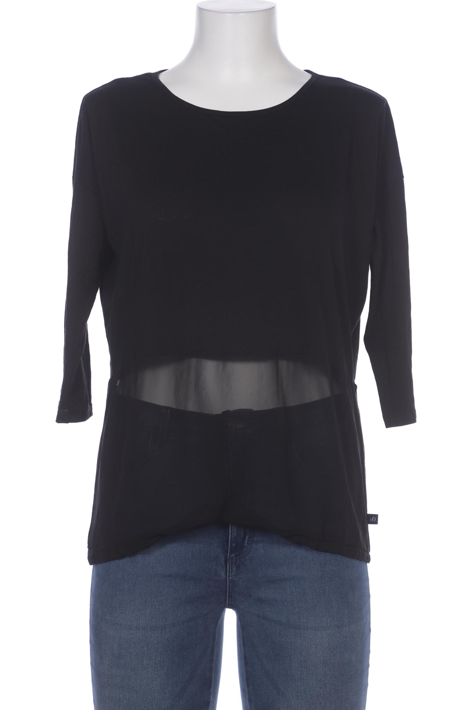 

s.Oliver Damen Bluse, schwarz, Gr. 38