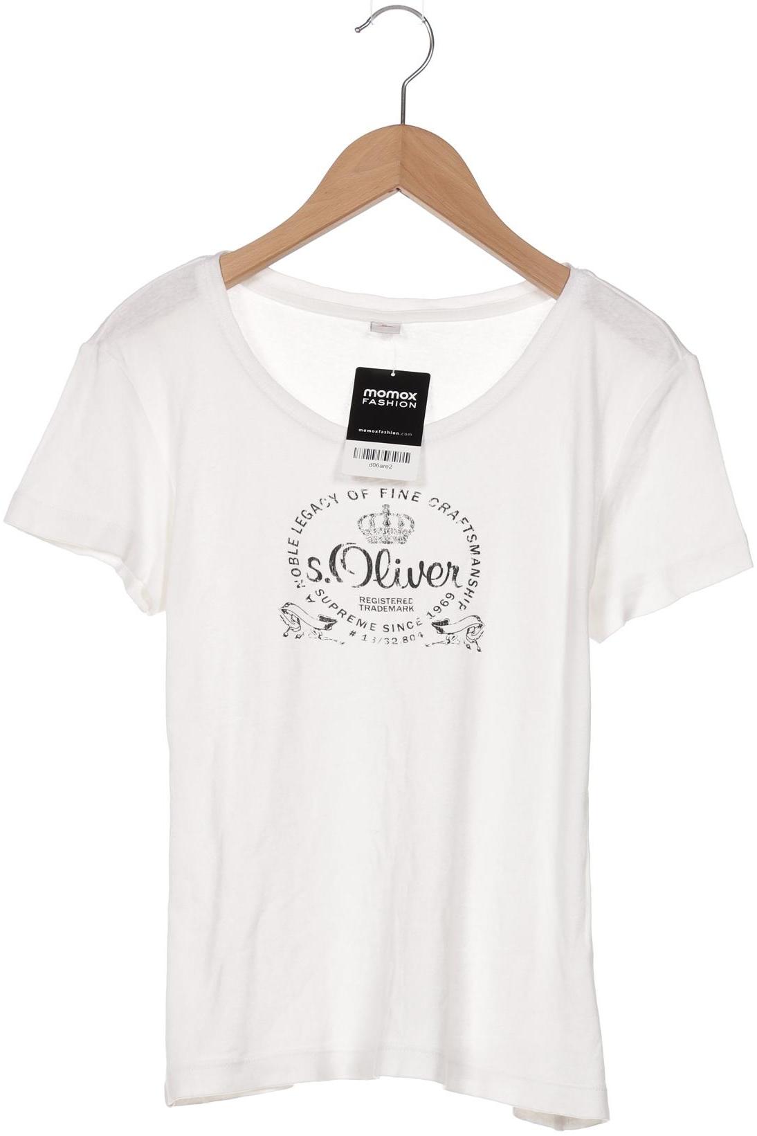 

s.Oliver Damen T-Shirt, weiß, Gr. 36