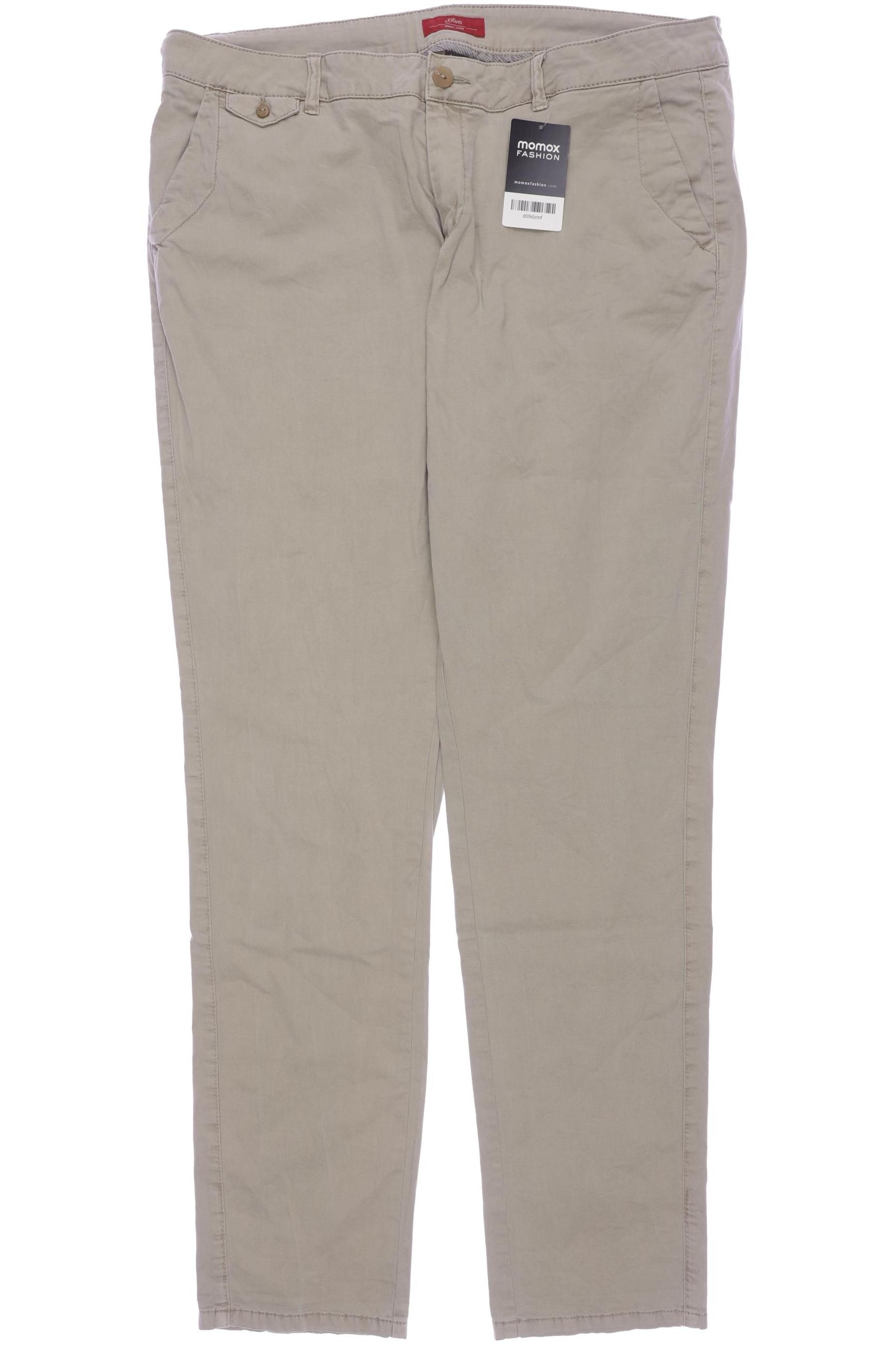 

s.Oliver Damen Stoffhose, beige, Gr. 44