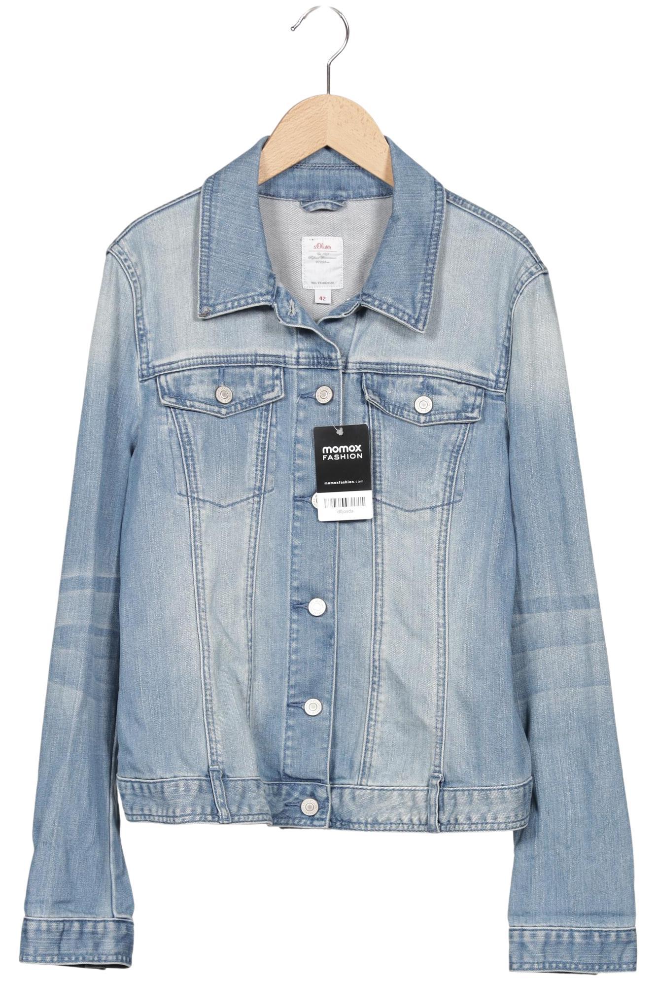 

s.Oliver Damen Jacke, hellblau, Gr. 42