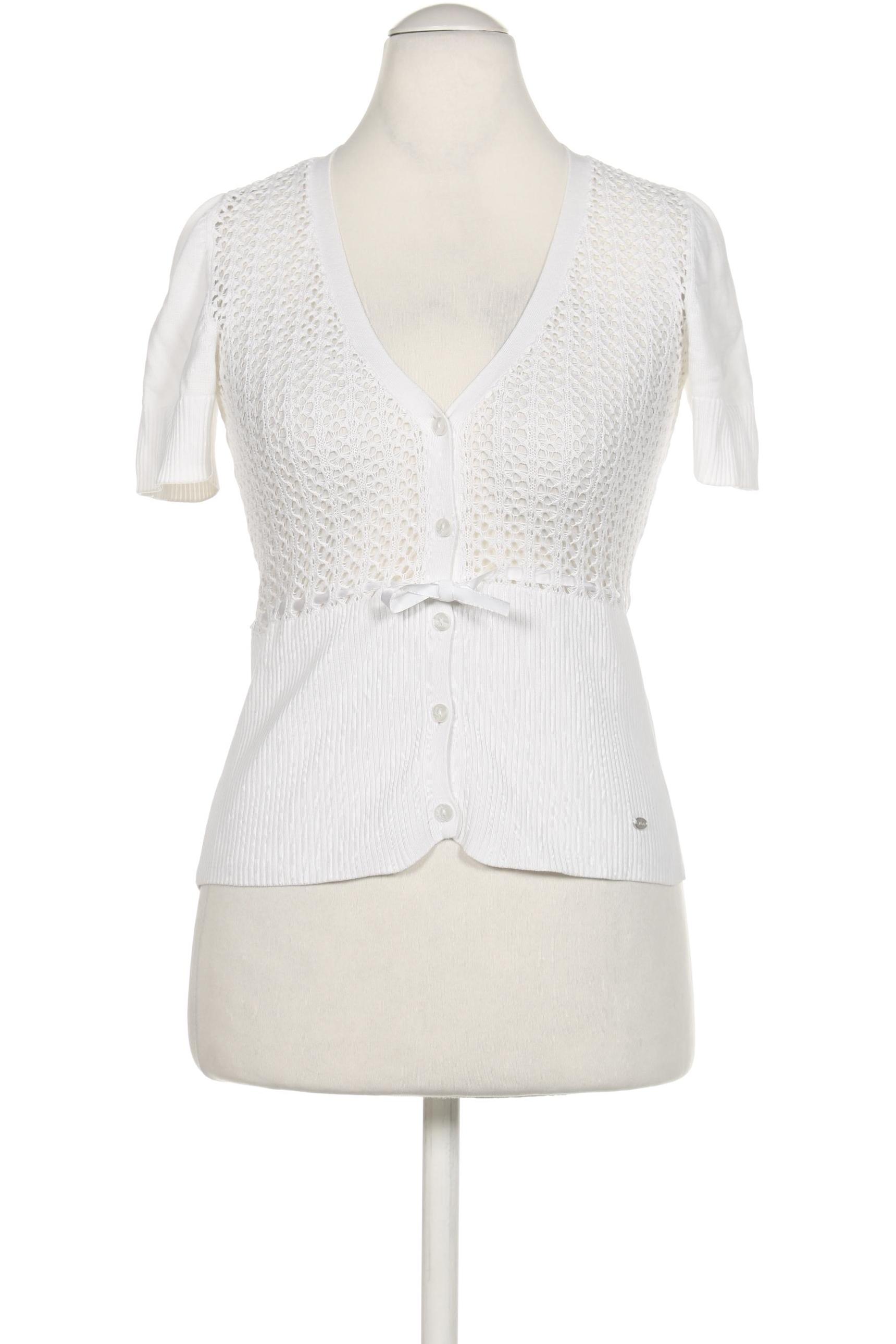 

s.Oliver Damen Strickjacke, weiß, Gr. 34