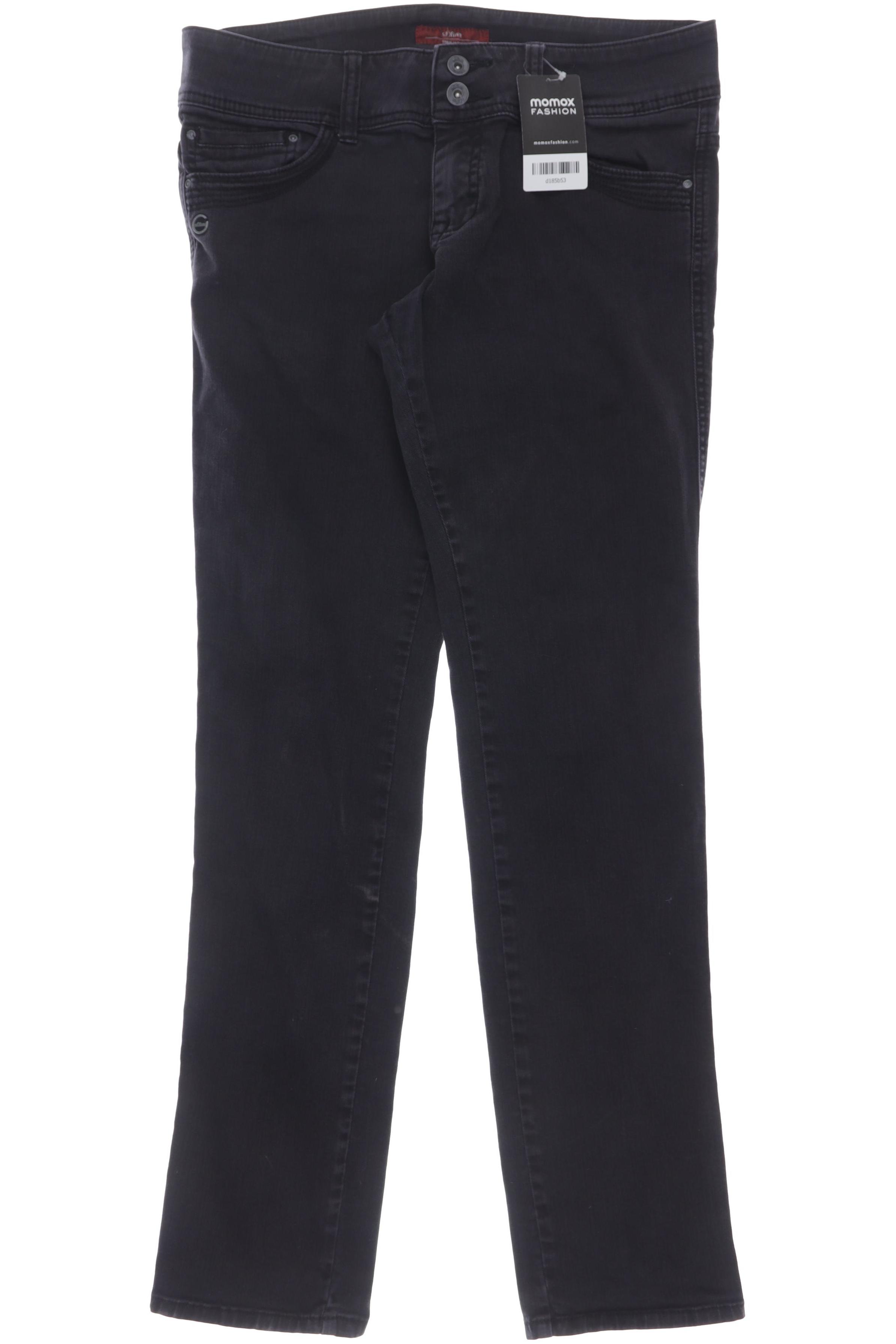 

s.Oliver Damen Jeans, schwarz, Gr. 33