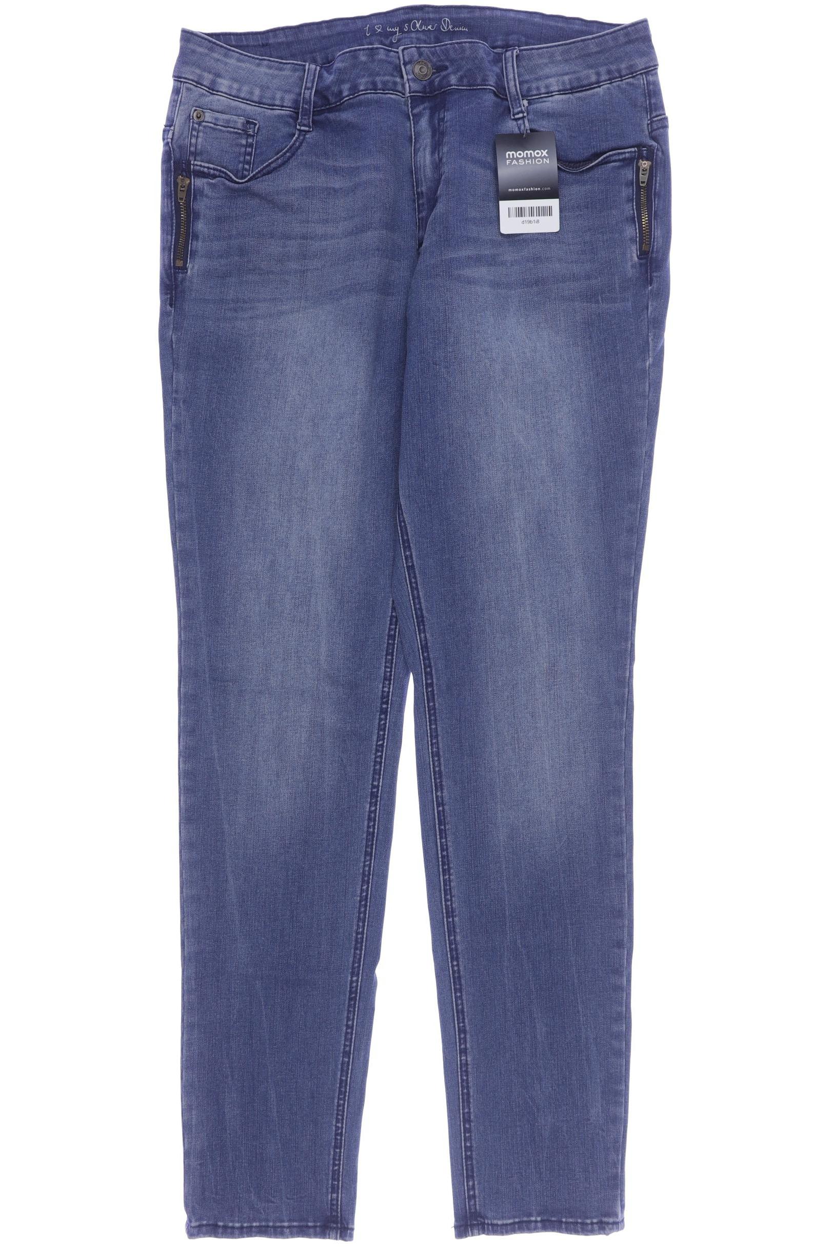 

s.Oliver Damen Jeans, blau
