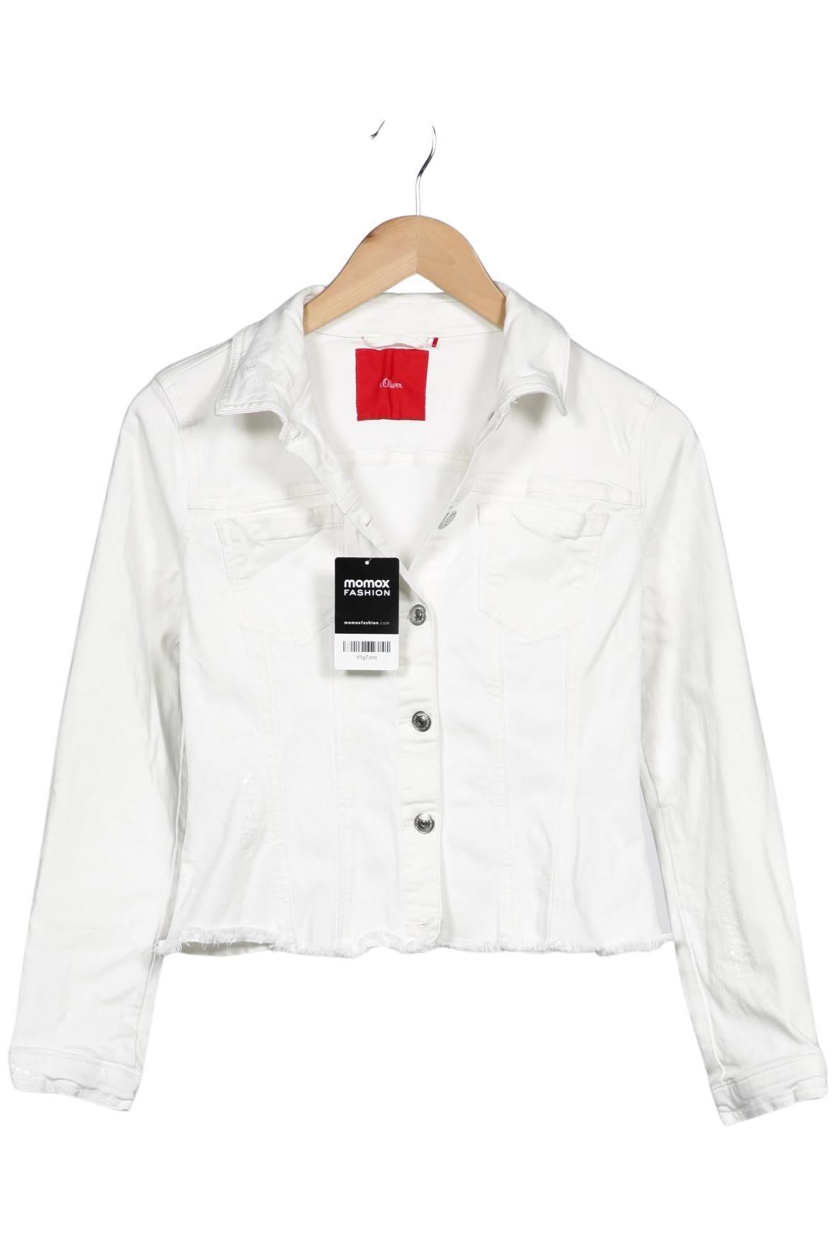 

s.Oliver Damen Jacke, weiß, Gr. 38