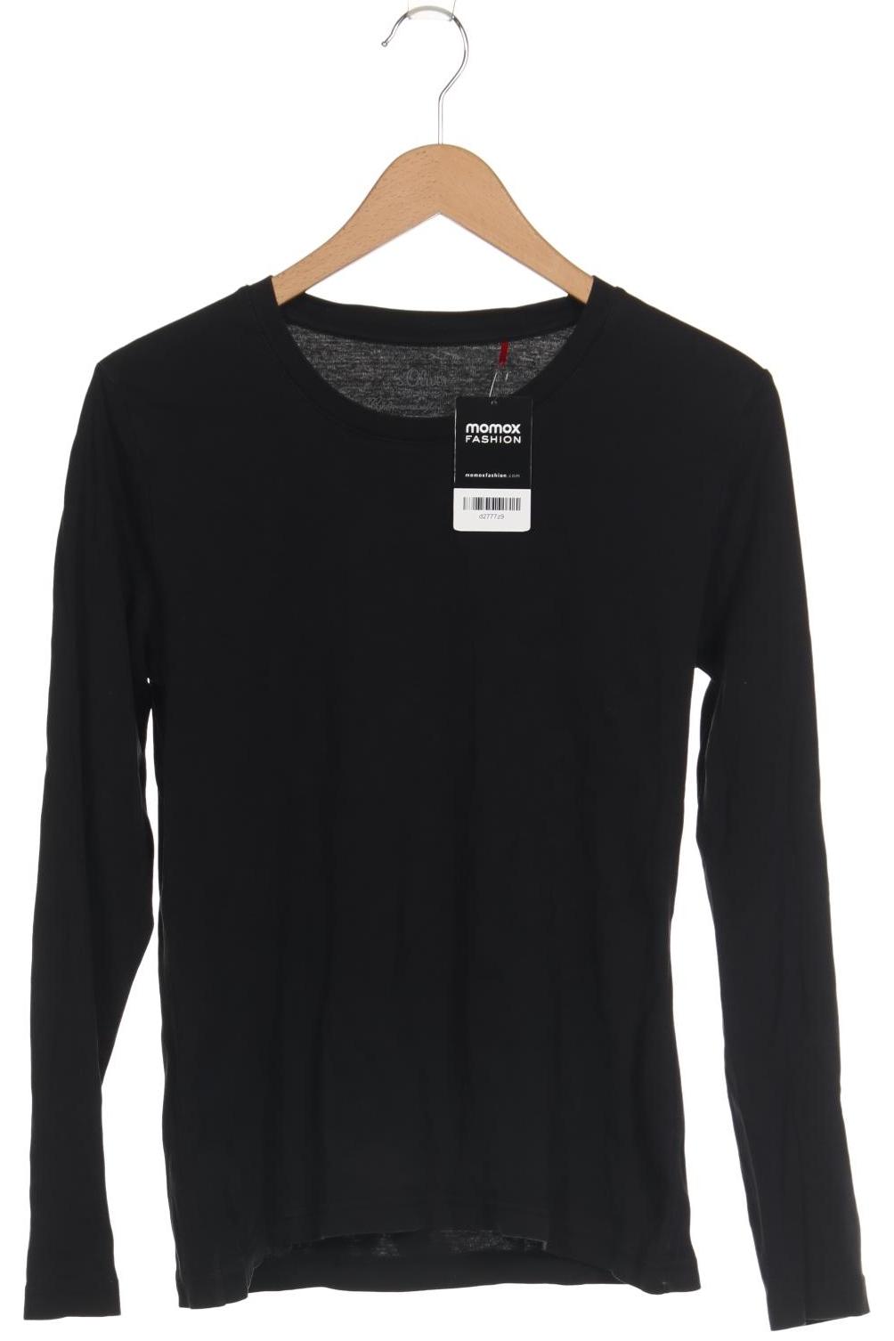 

s.Oliver Damen Langarmshirt, schwarz, Gr. 44