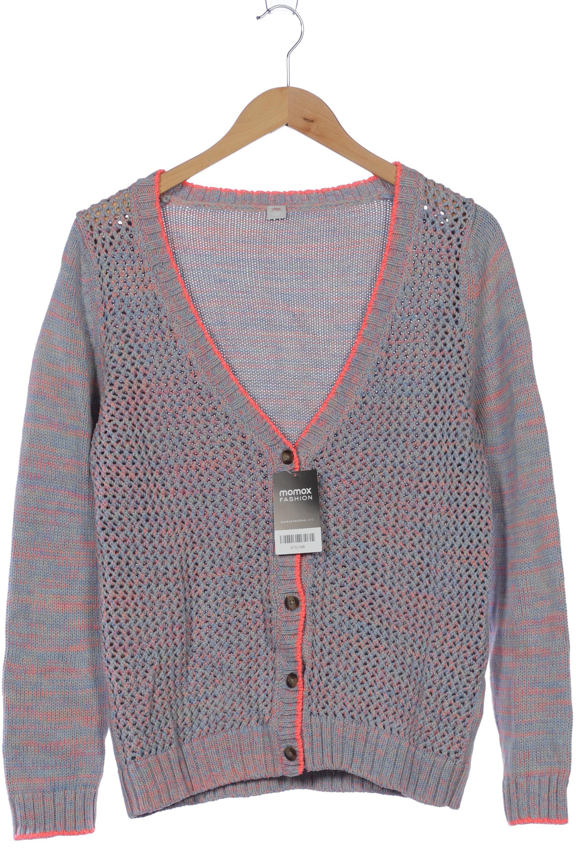 

s.Oliver Damen Strickjacke, blau, Gr. 44