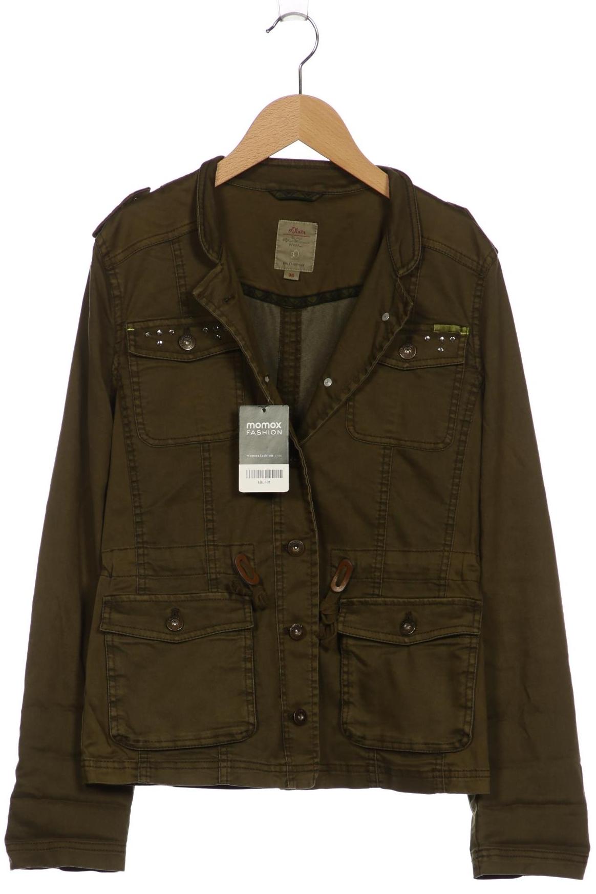 

s.Oliver Damen Jacke, grün, Gr. 36
