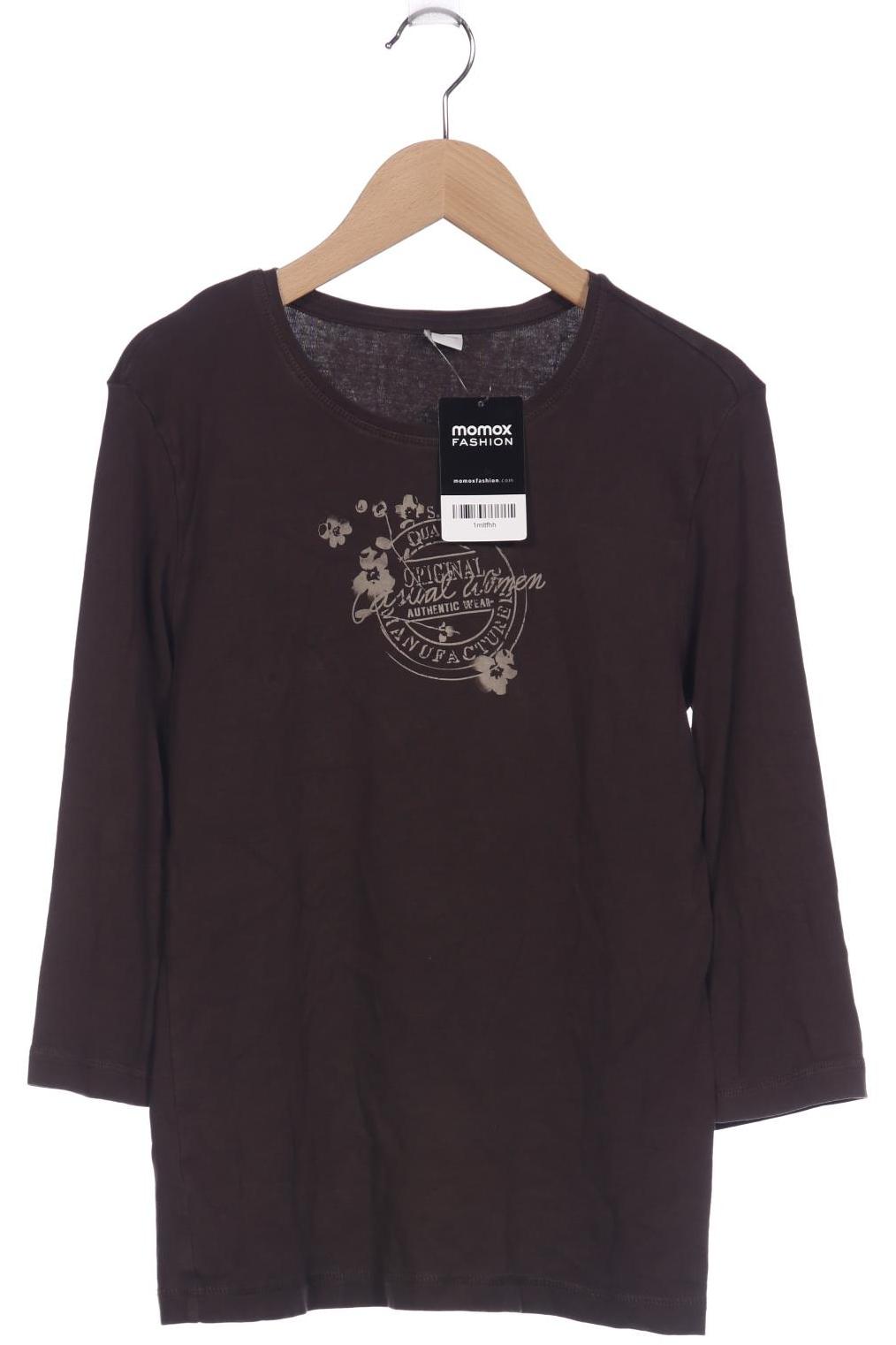 

s.Oliver Damen Langarmshirt, braun, Gr. 42