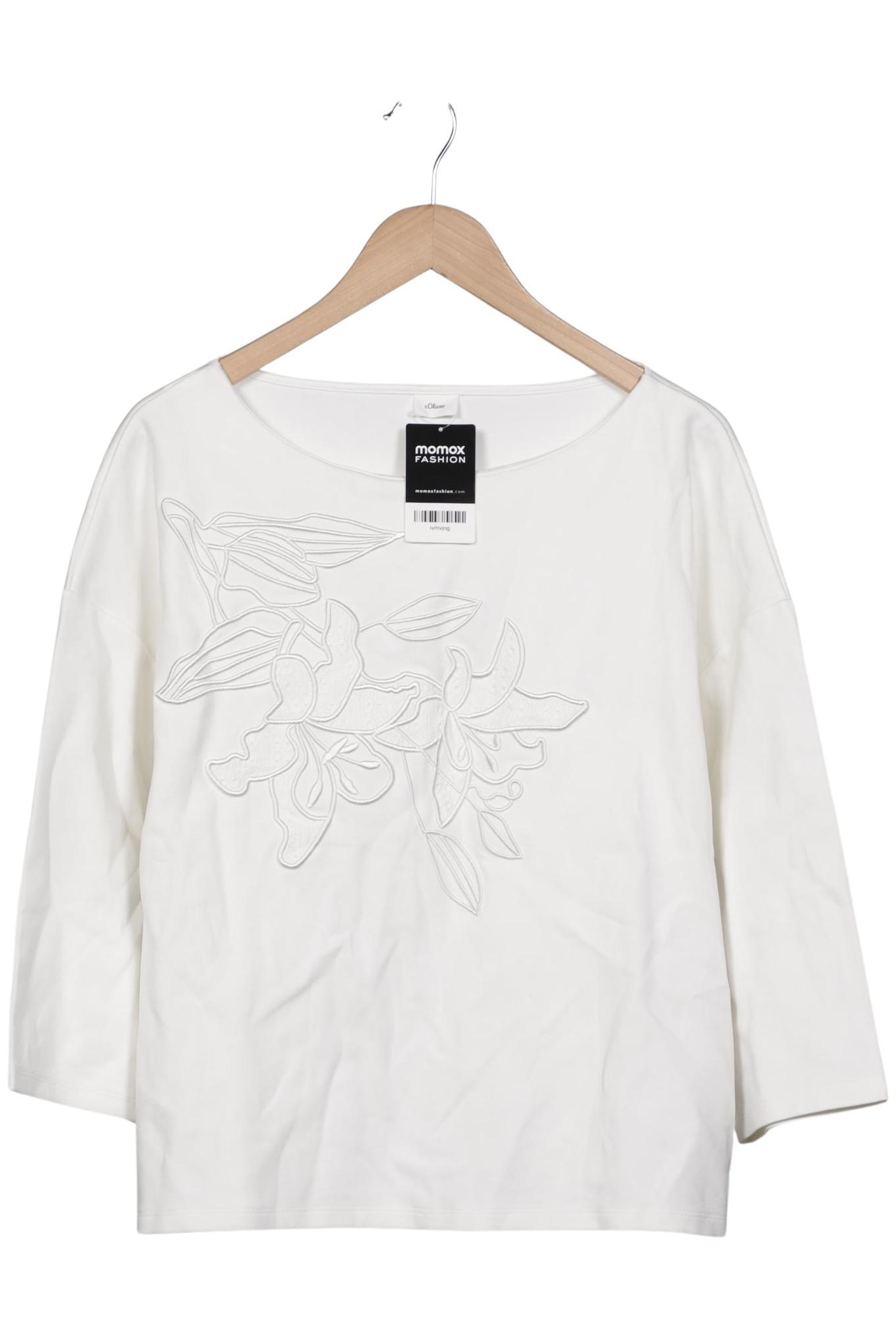 

s.Oliver Damen Sweatshirt, weiß, Gr. 42