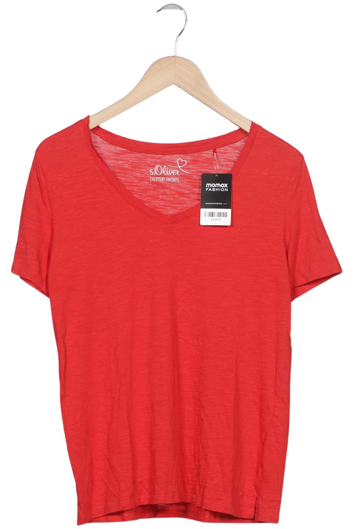 

s.Oliver Damen T-Shirt, rot, Gr. 38