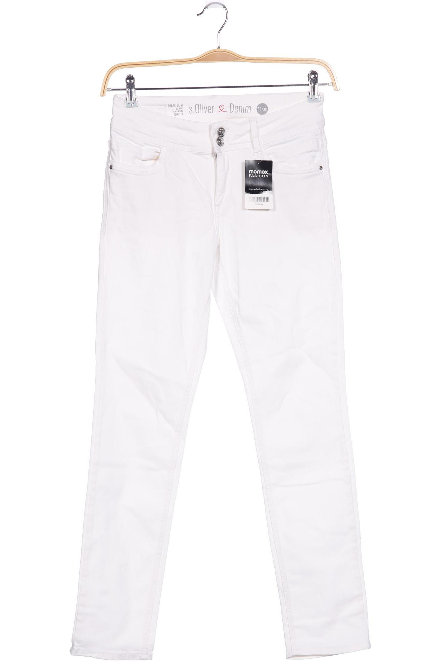 

s.Oliver Damen Jeans, weiß, Gr. 36