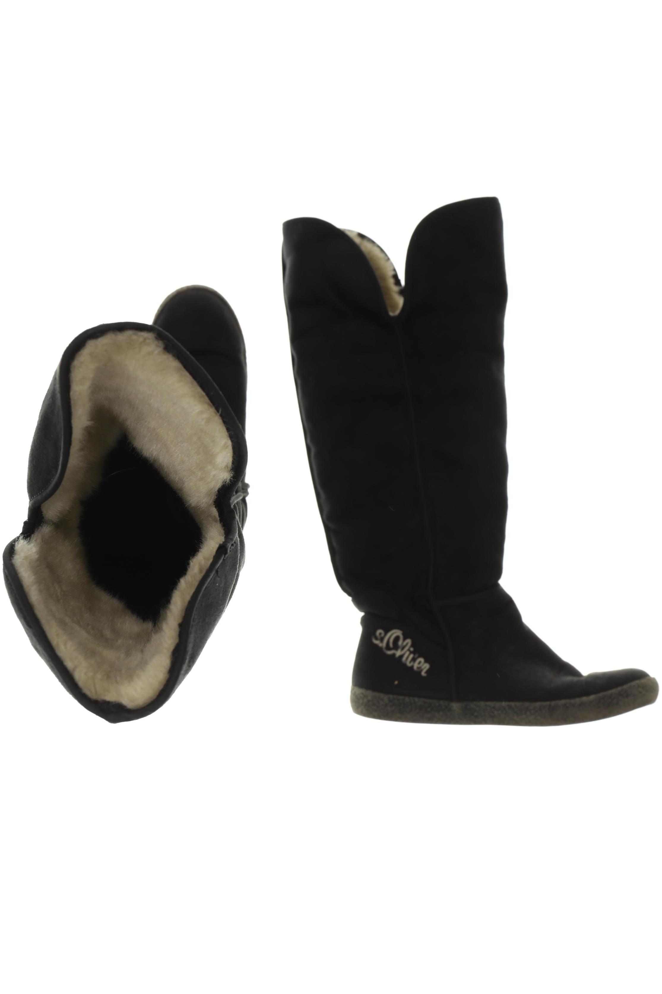 

s.Oliver Damen Stiefel, schwarz, Gr. 37