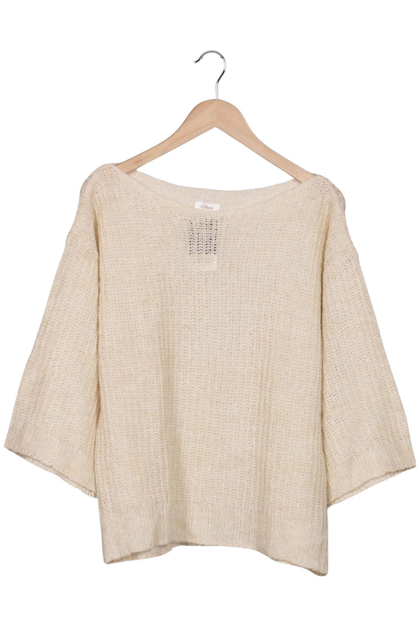 

s.Oliver Damen Pullover, beige, Gr. 38