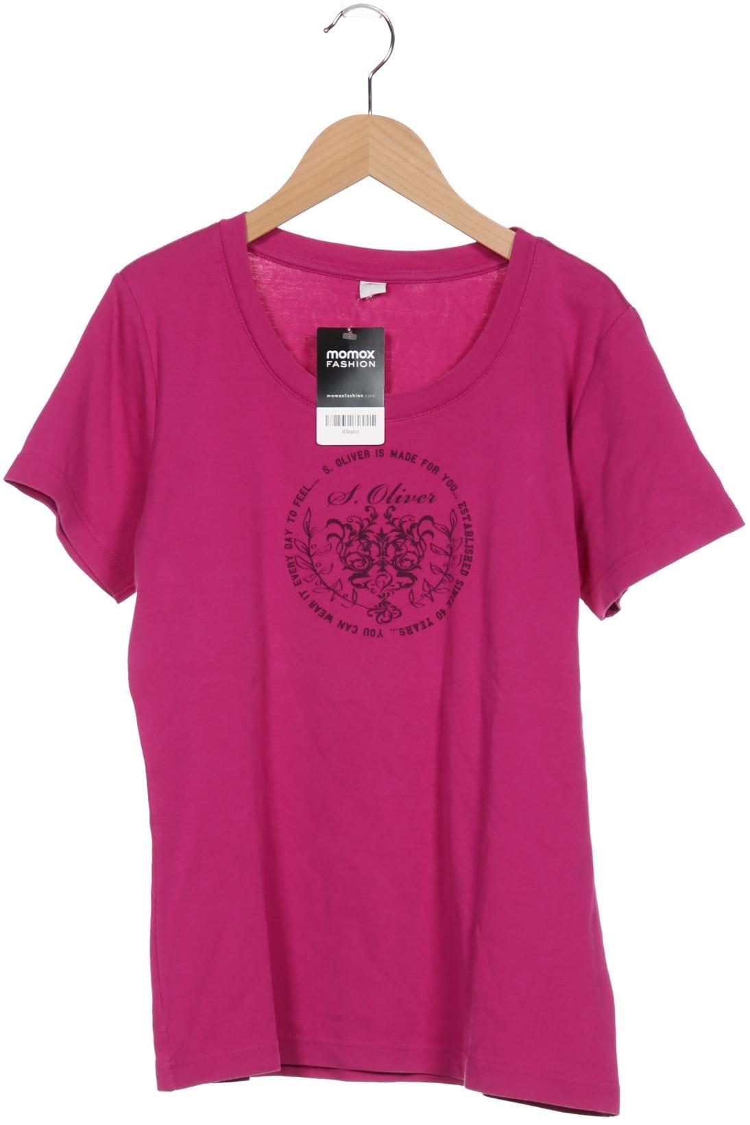 

s.Oliver Damen T-Shirt, pink, Gr. 44