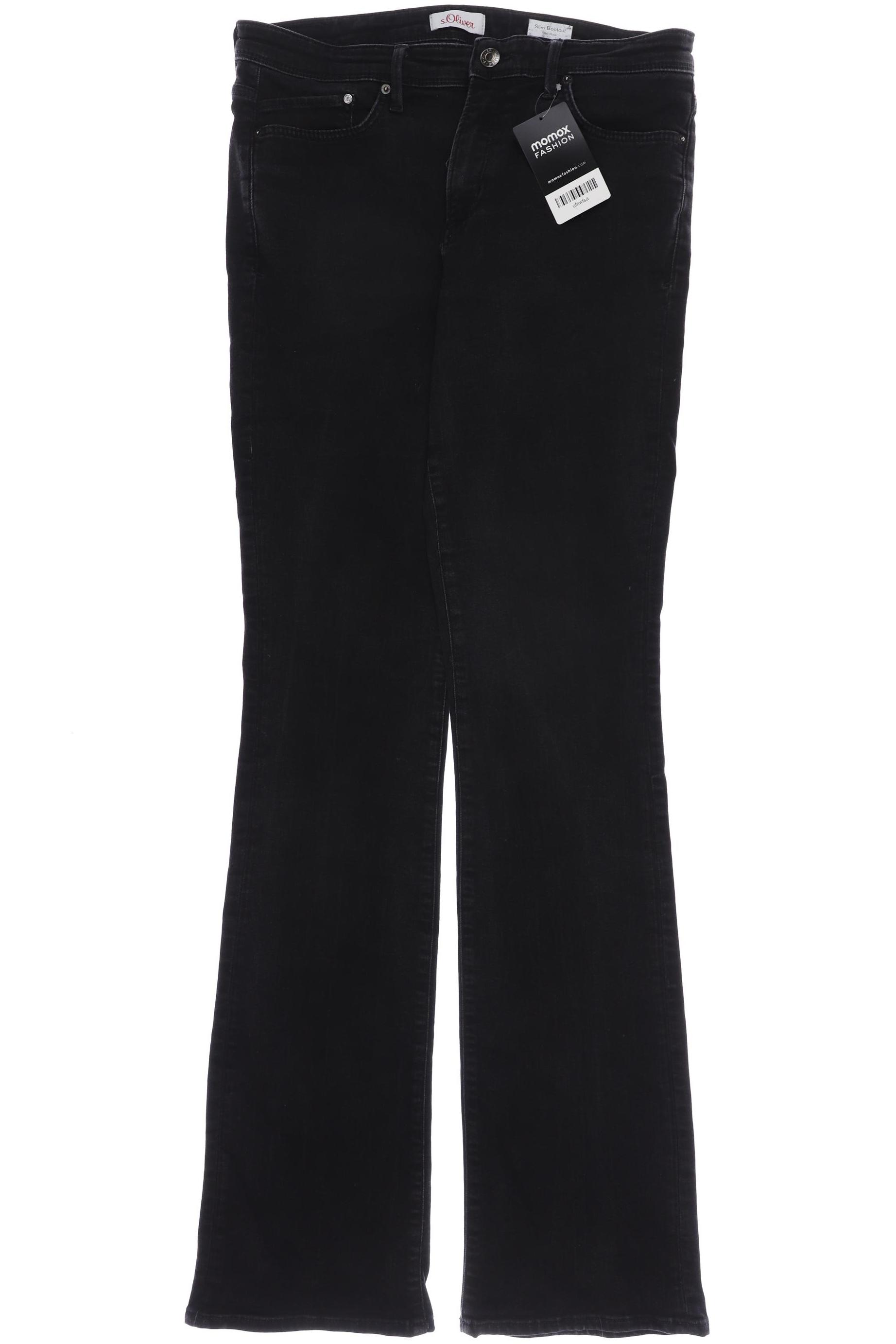 

s.Oliver Damen Jeans, schwarz, Gr. 38