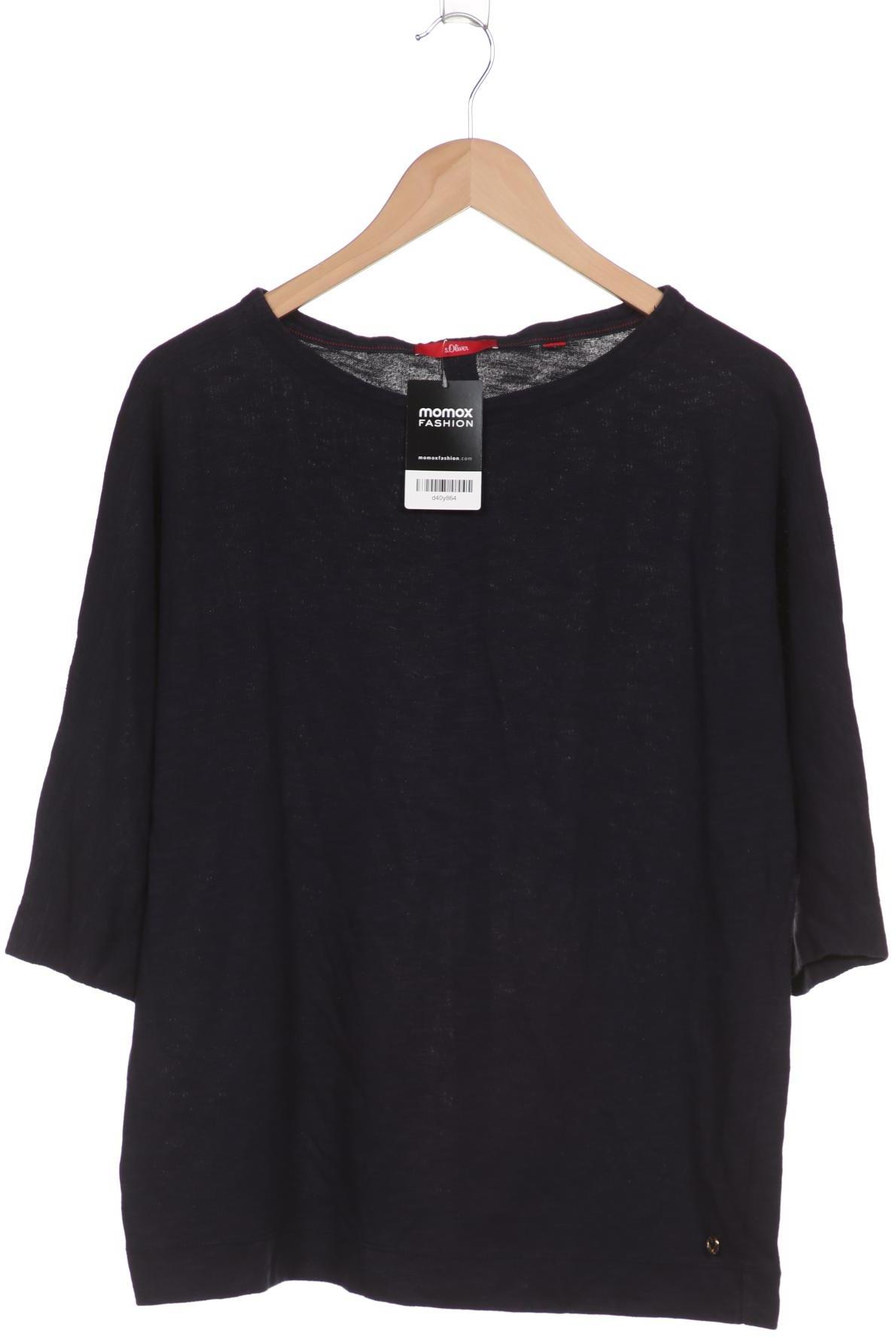 

s.Oliver Damen Langarmshirt, marineblau