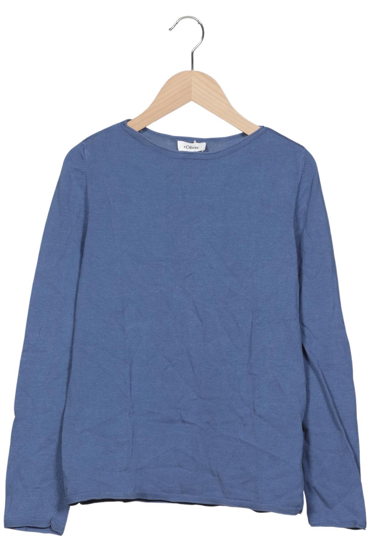 

s.Oliver Damen Pullover, blau, Gr. 36