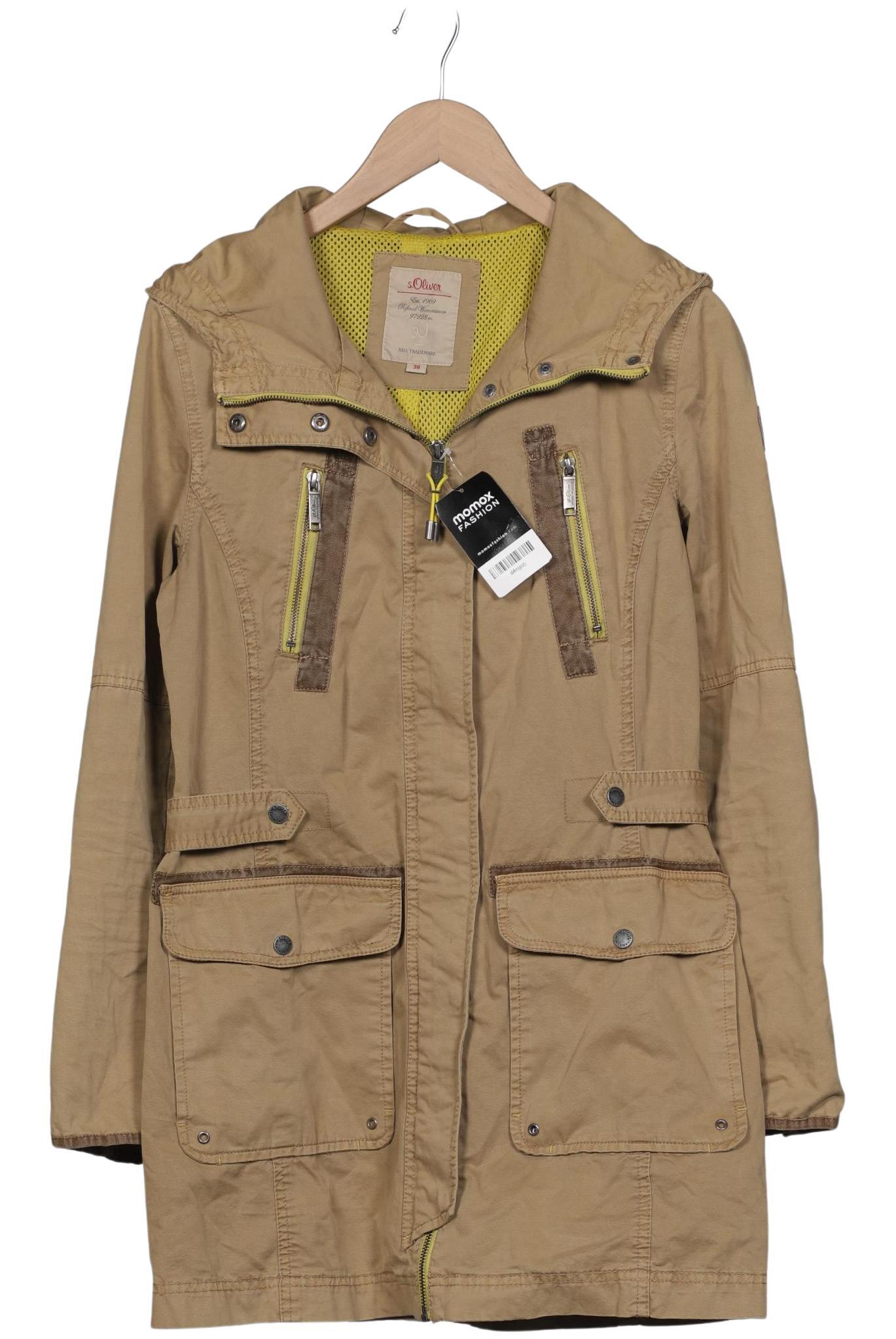 

s.Oliver Damen Mantel, beige, Gr. 38