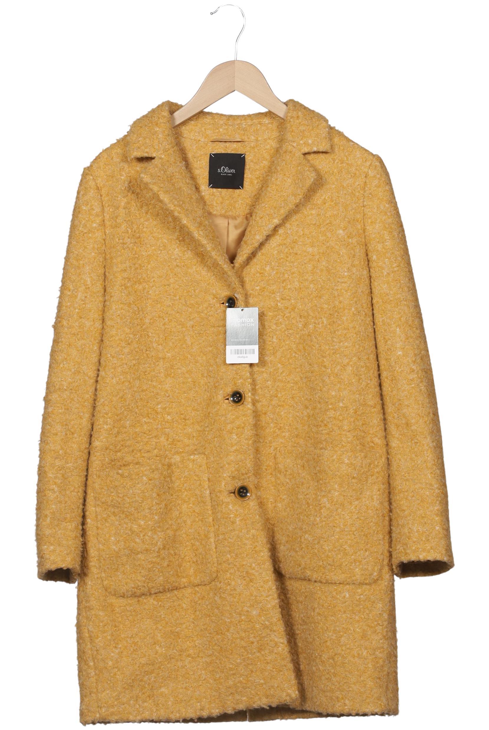 

s.Oliver Damen Mantel, gelb, Gr. 40
