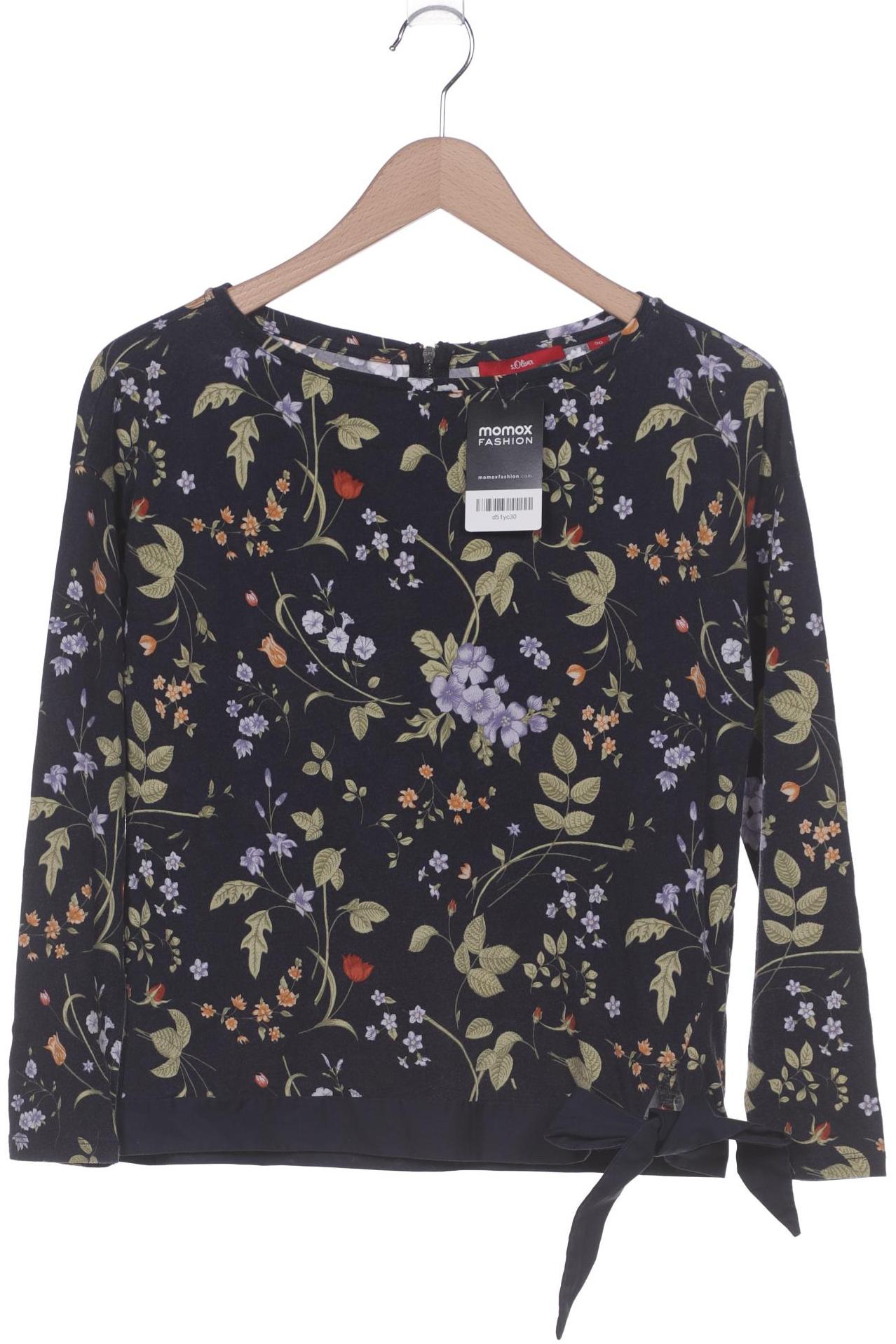 

s.Oliver Damen Langarmshirt, marineblau, Gr. 36