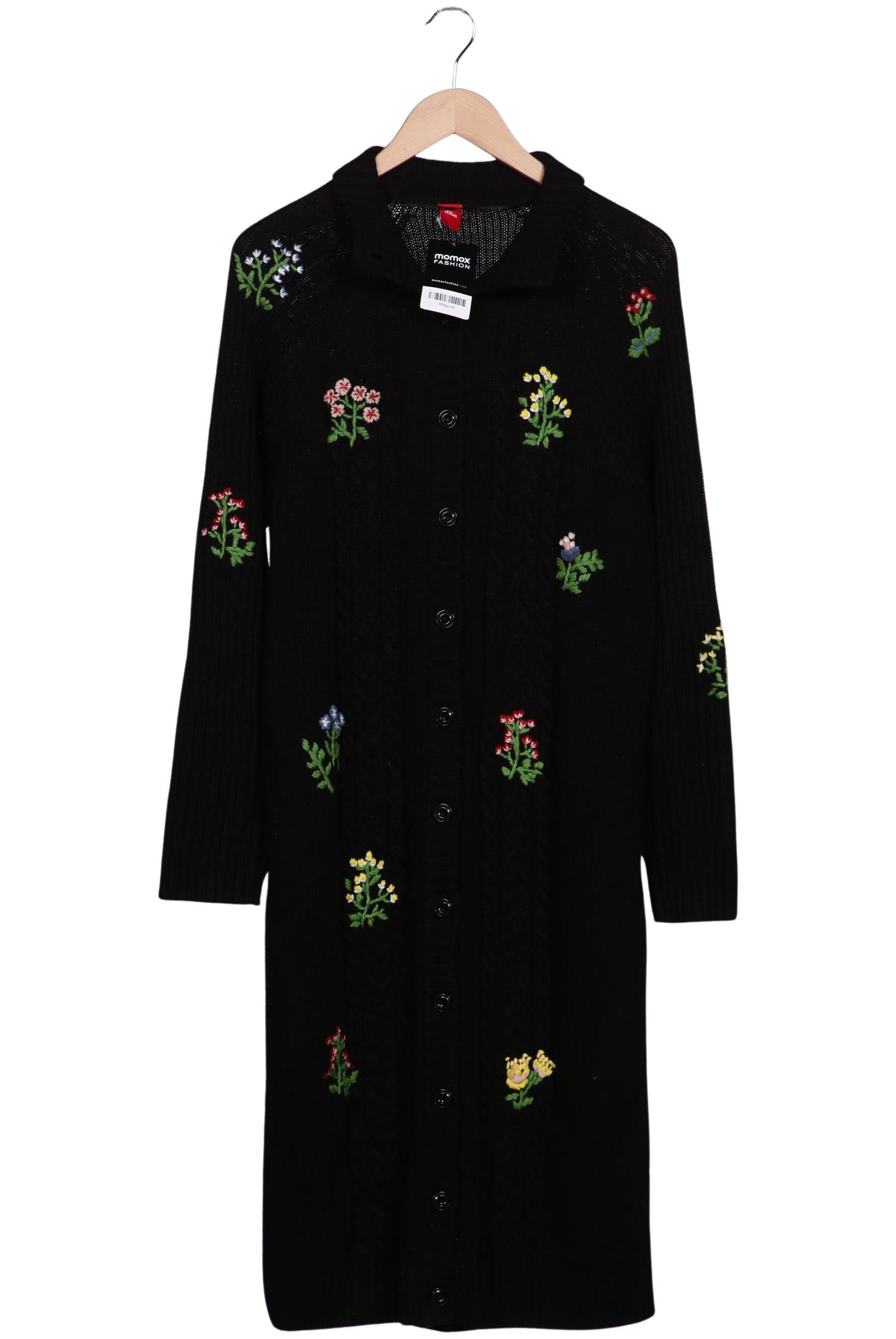 

s.Oliver Damen Strickjacke, schwarz, Gr. 40