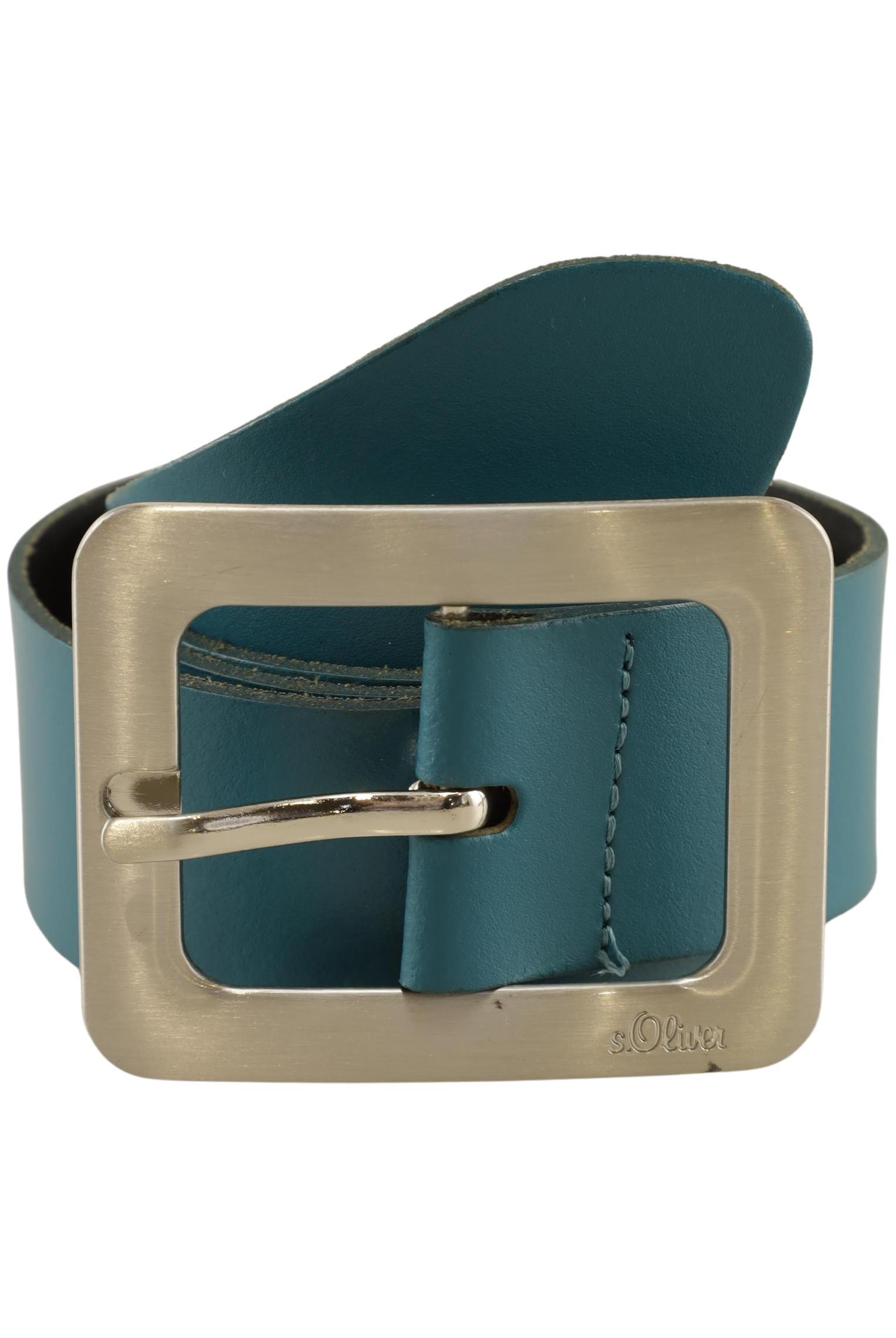

s.Oliver Damen Gürtel, türkis, Gr. 85
