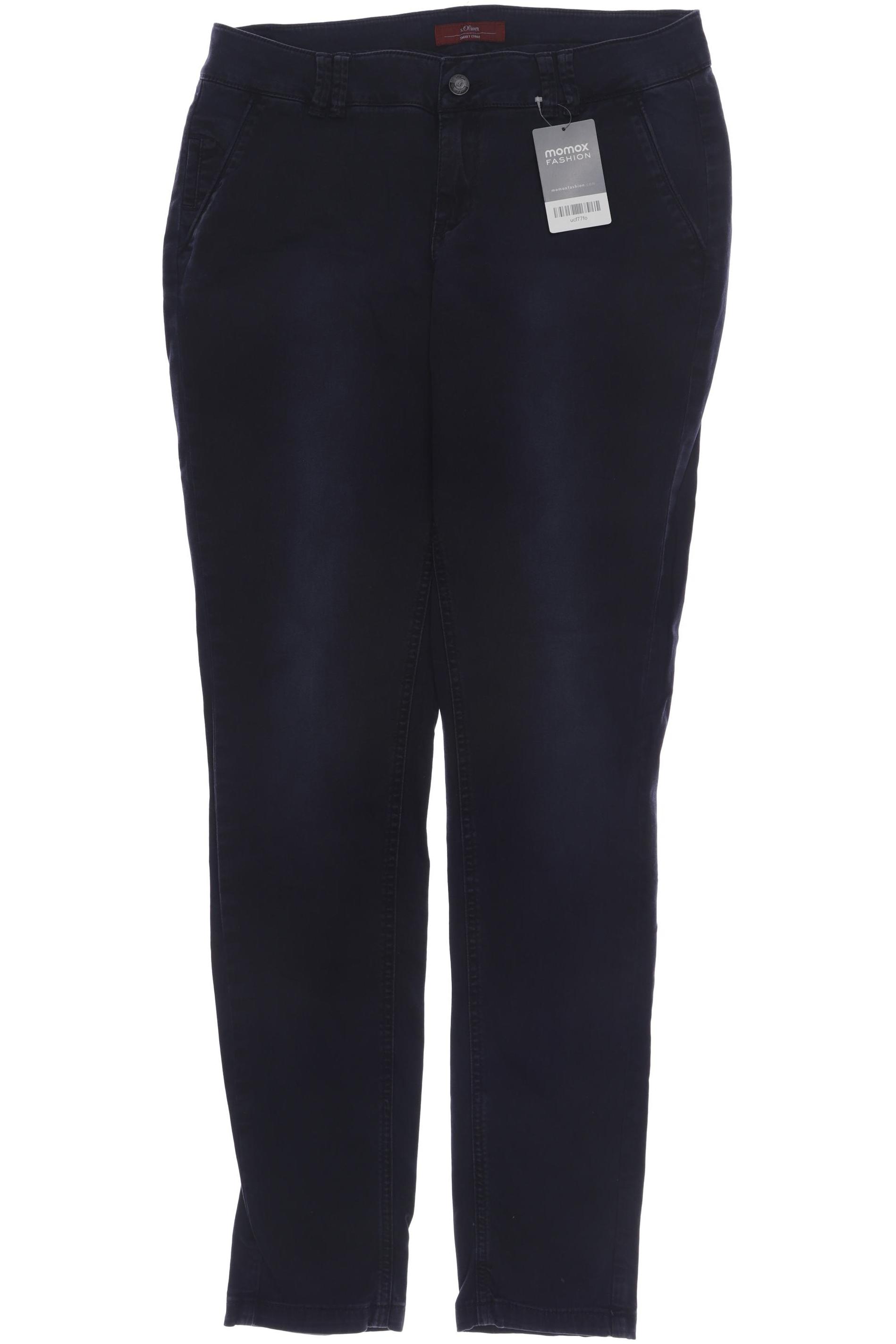 

s.Oliver Damen Stoffhose, marineblau, Gr. 36