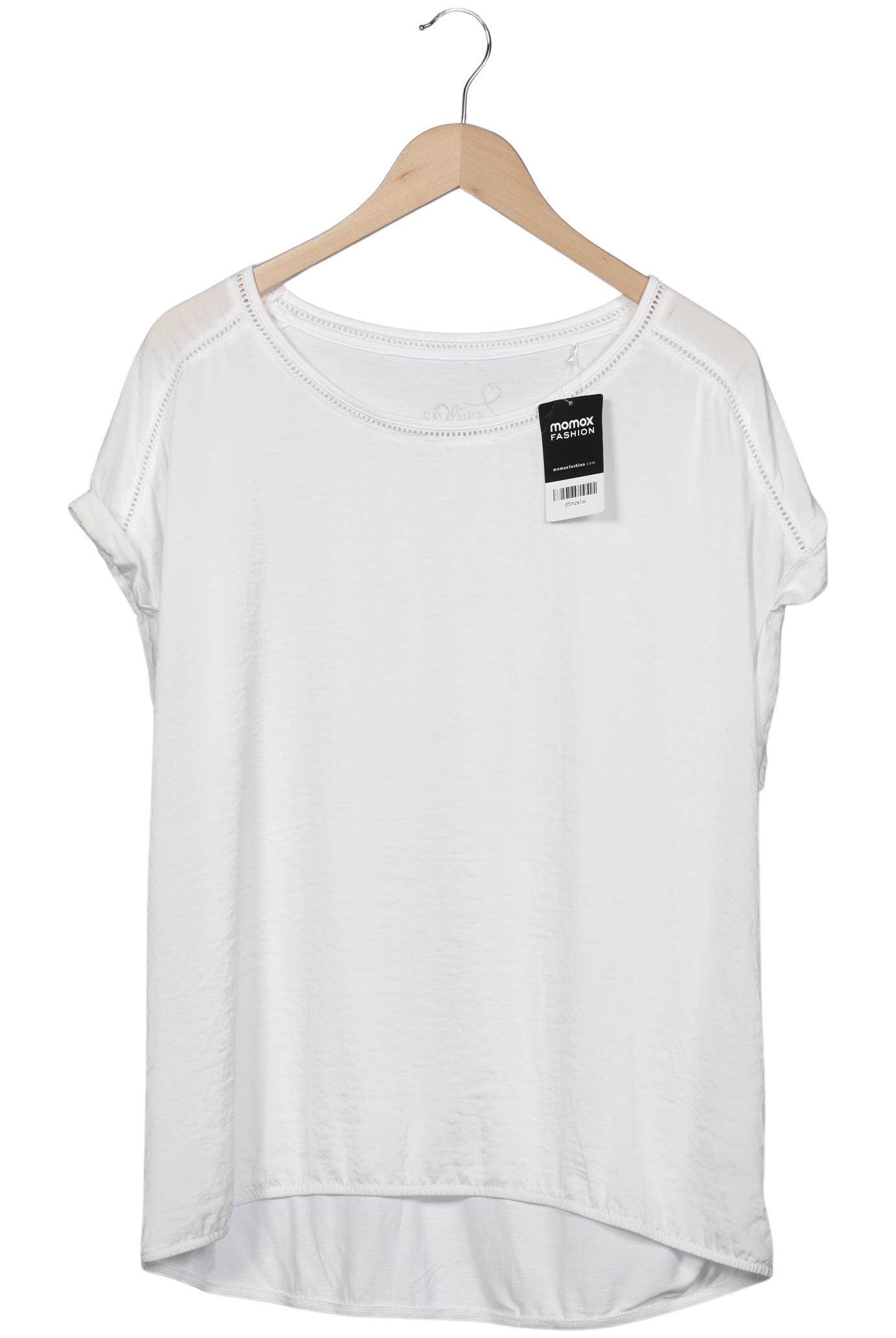 

s.Oliver Damen T-Shirt, weiß, Gr. 46