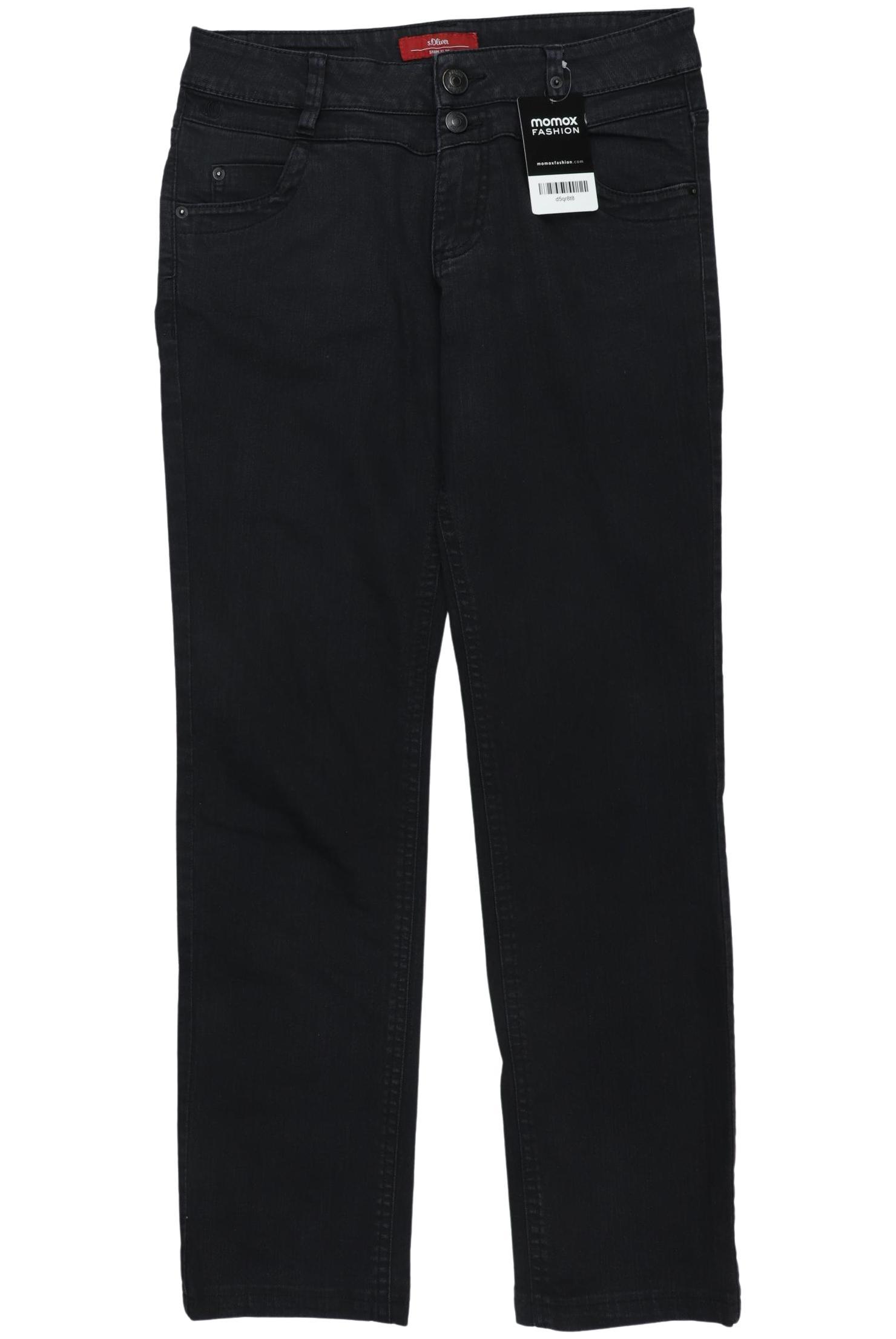 

s.Oliver Damen Jeans, schwarz, Gr. 34