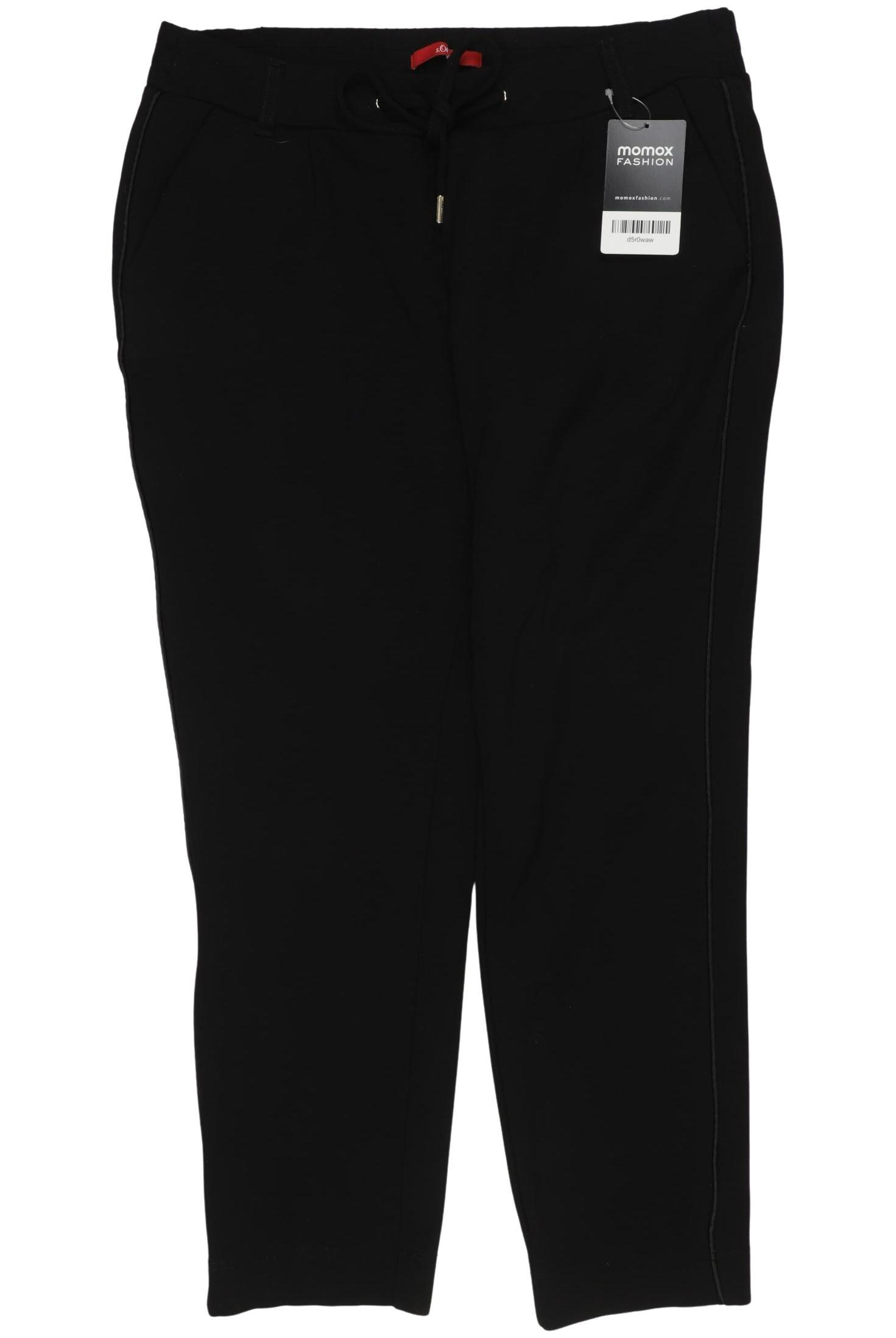 

s.Oliver Damen Stoffhose, schwarz, Gr. 34