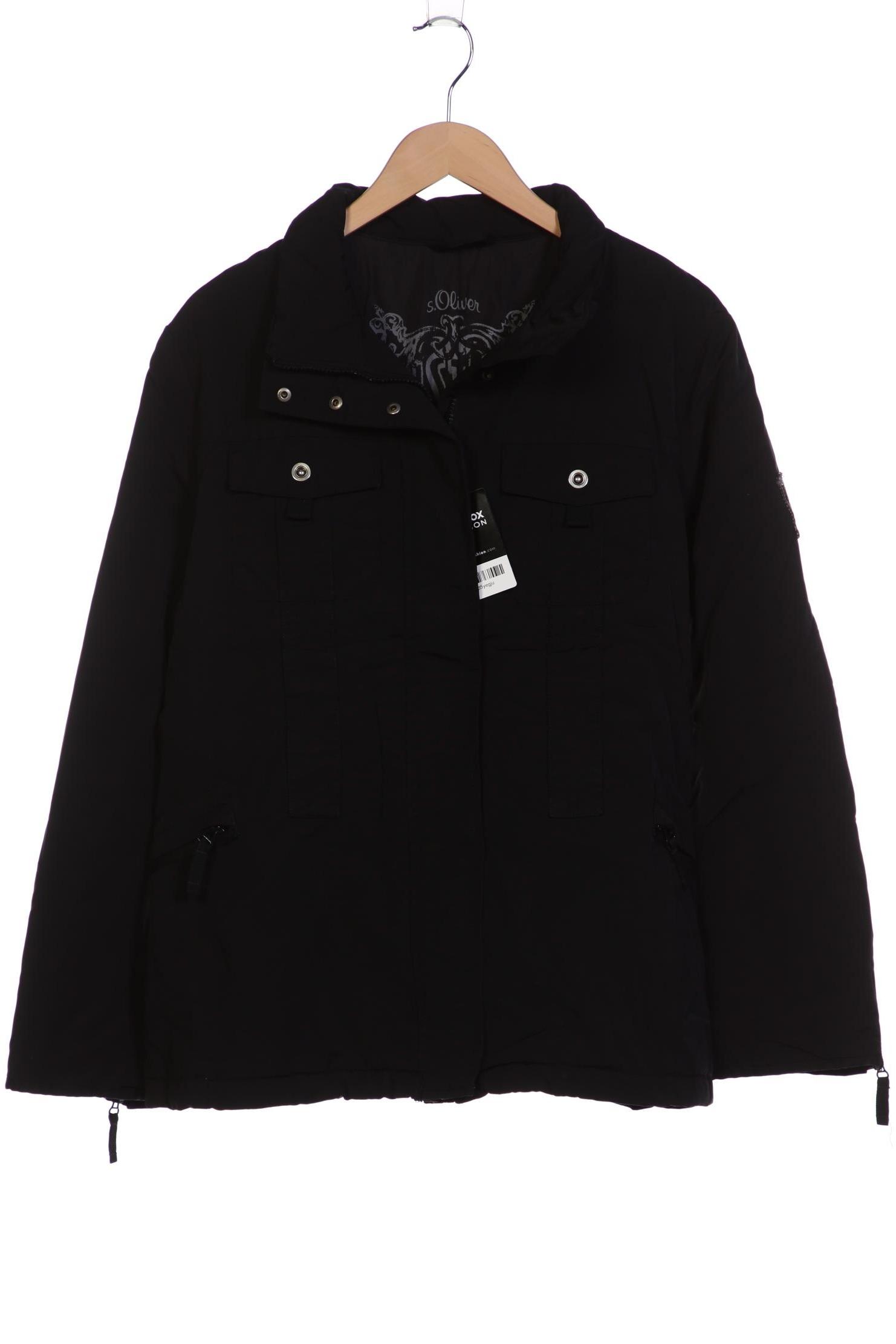 

s.Oliver Damen Jacke, schwarz, Gr. 42