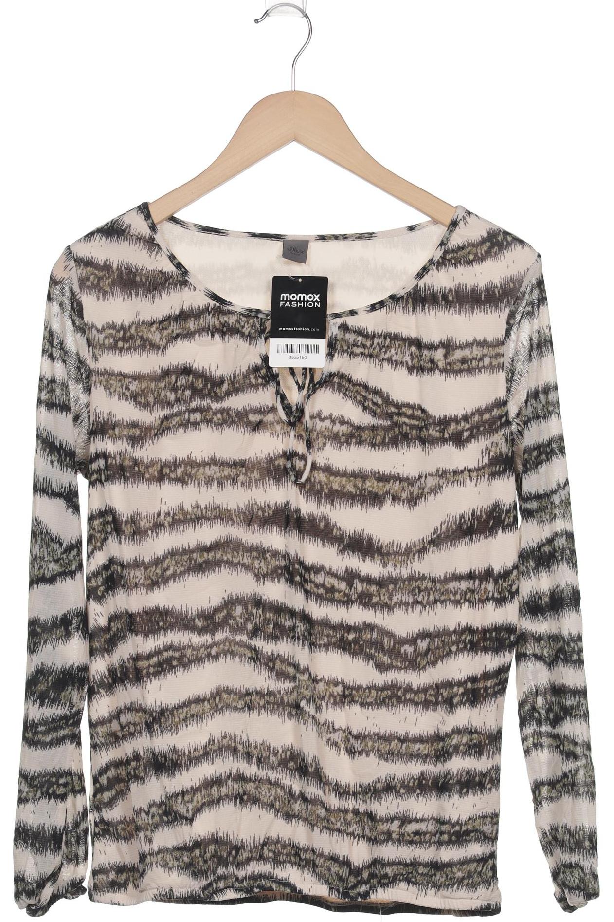 

s.Oliver Damen Langarmshirt, beige, Gr. 40