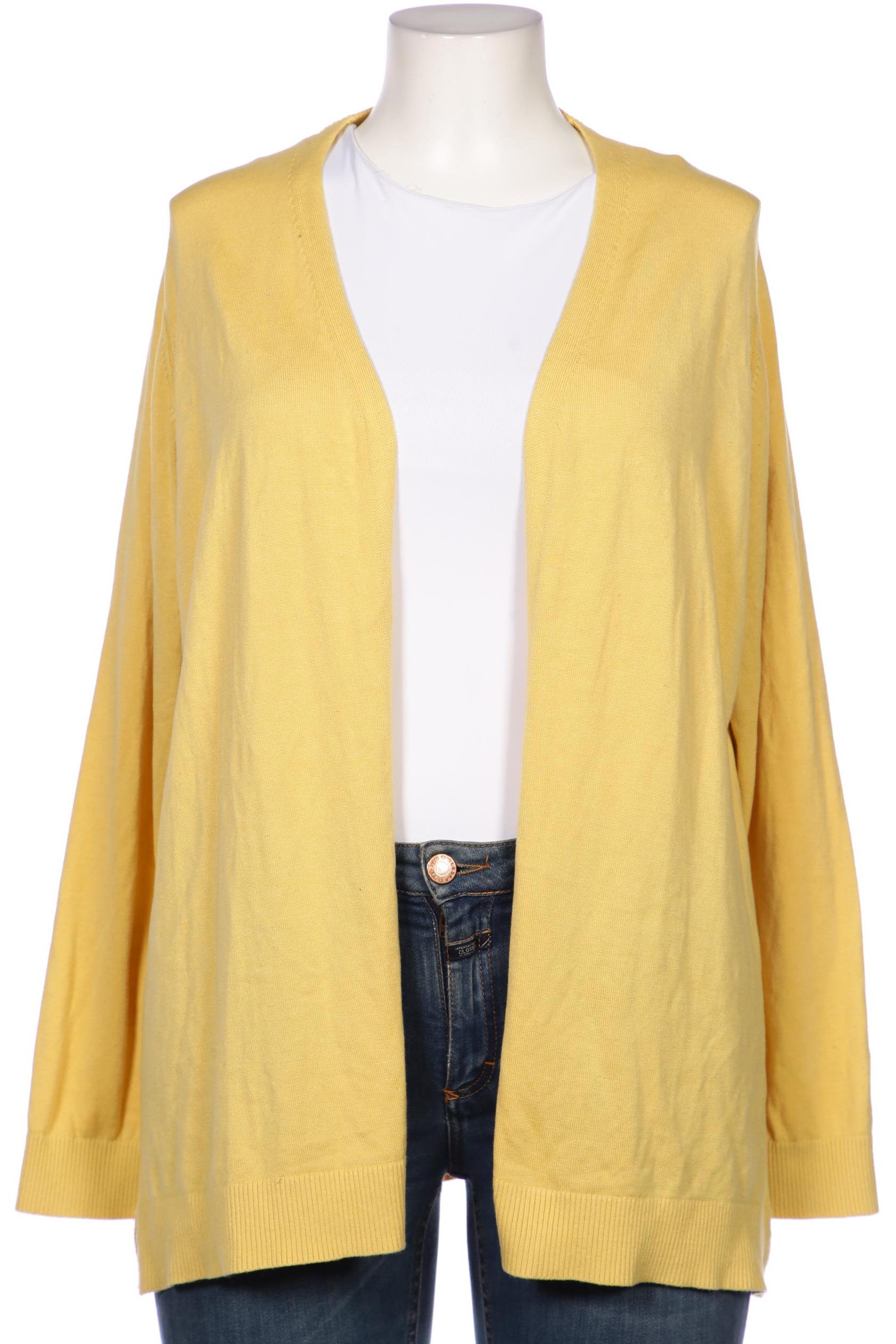 

s.Oliver Damen Strickjacke, gelb, Gr. 48