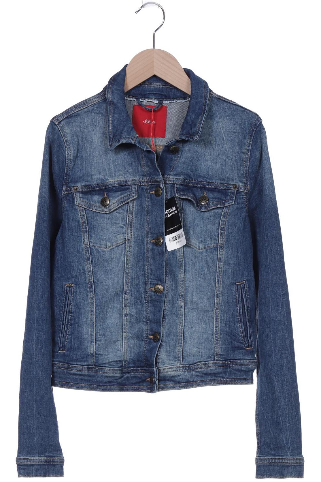 

s.Oliver Damen Jacke, blau, Gr. 36